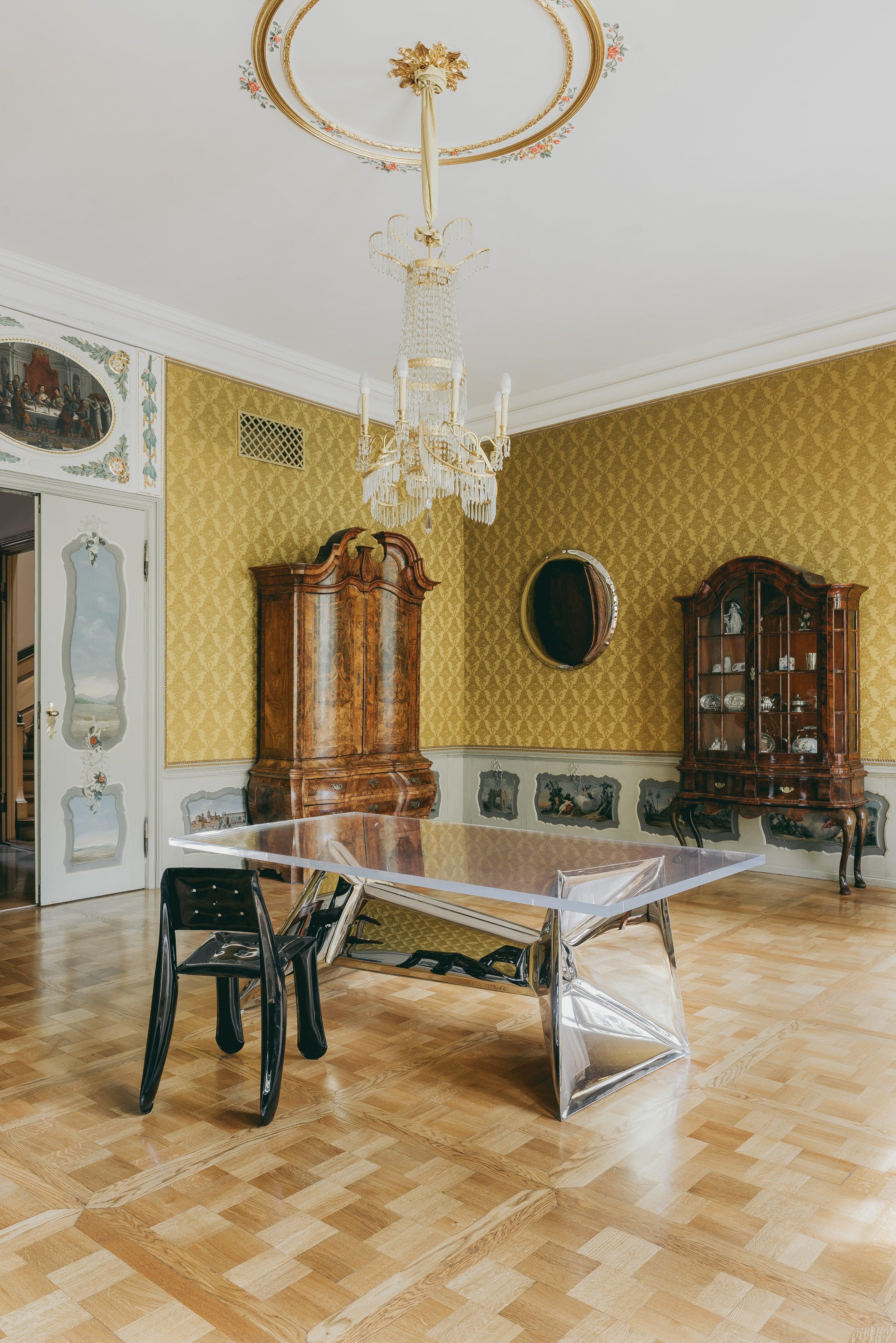 Stół CRYSTALS inox Zieta Studio Eye on Design