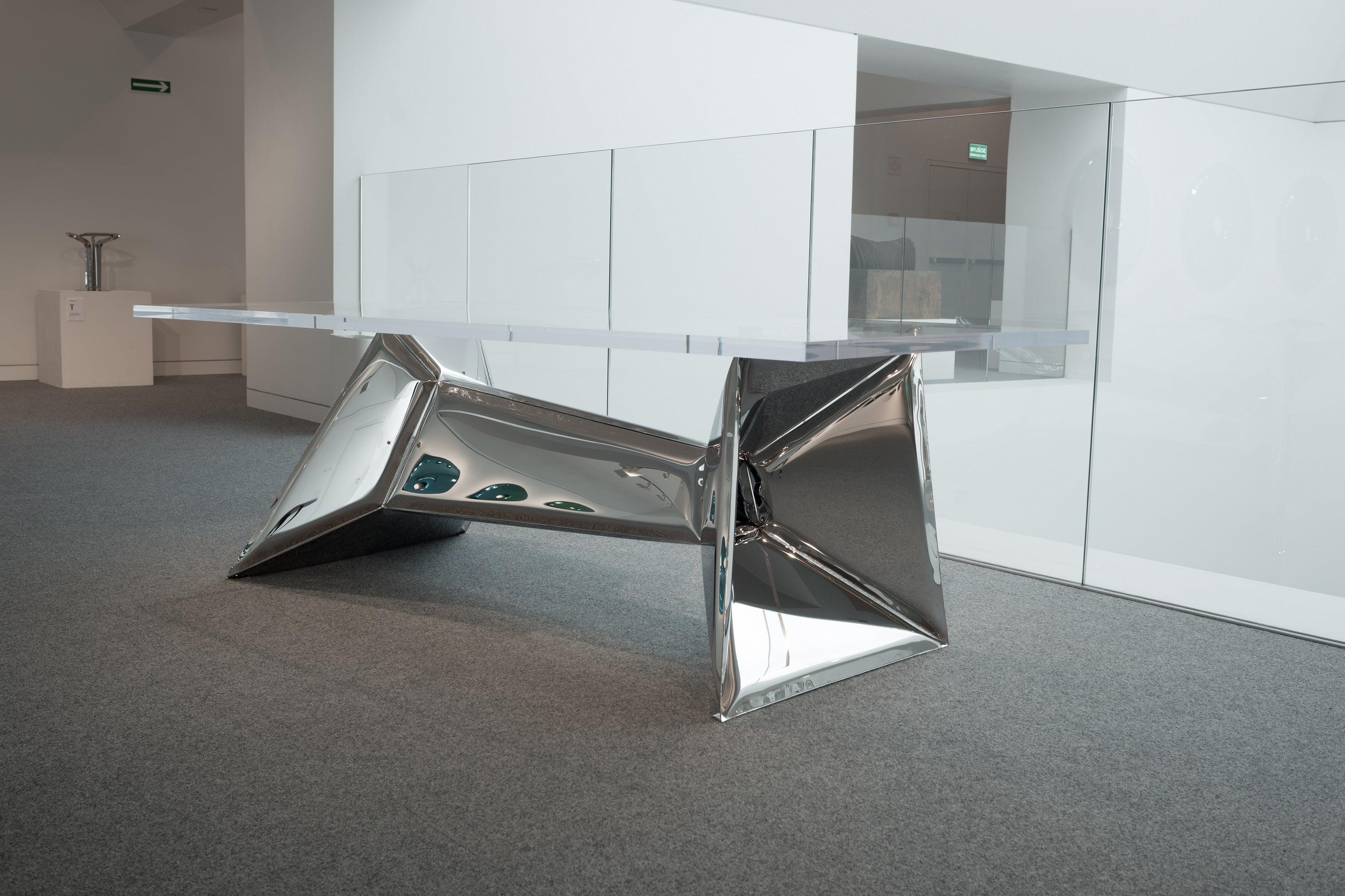 Stół CRYSTALS inox Zieta Studio Eye on Design