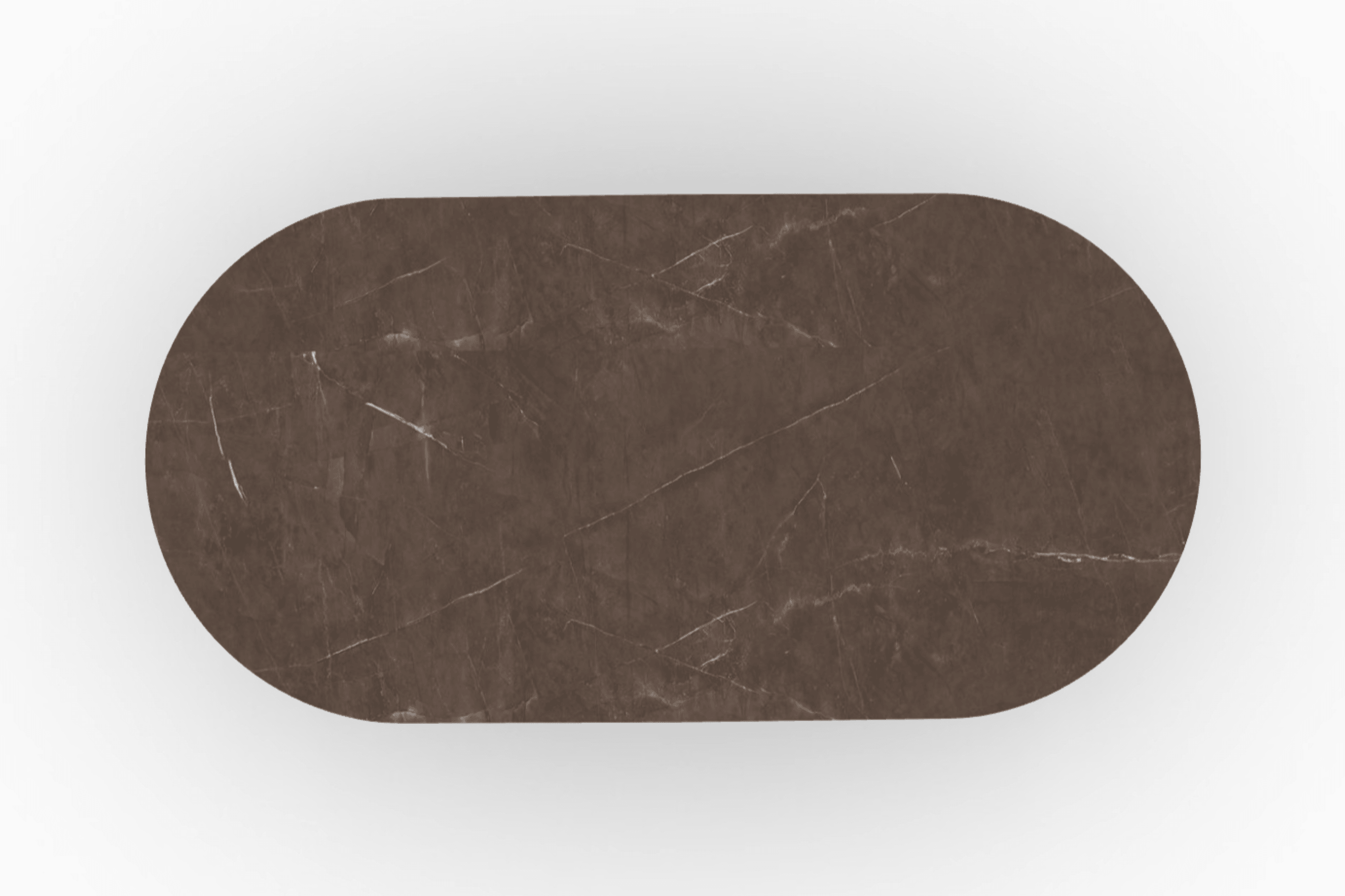 Stół elipsa ABREY brązowa ceramika Calligaris Eye on Design