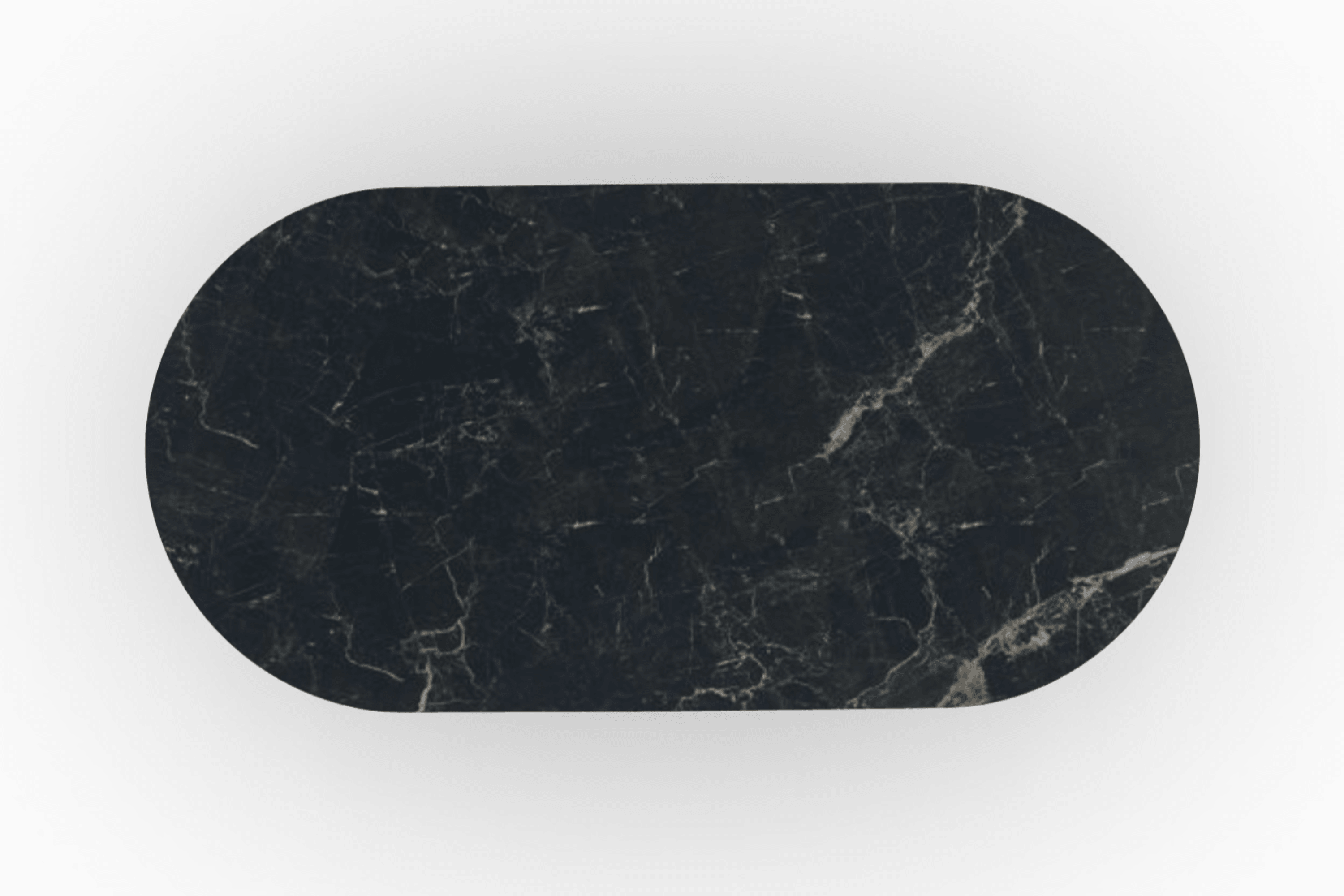 Stół elipsa ABREY czarny marmur Calligaris Eye on Design