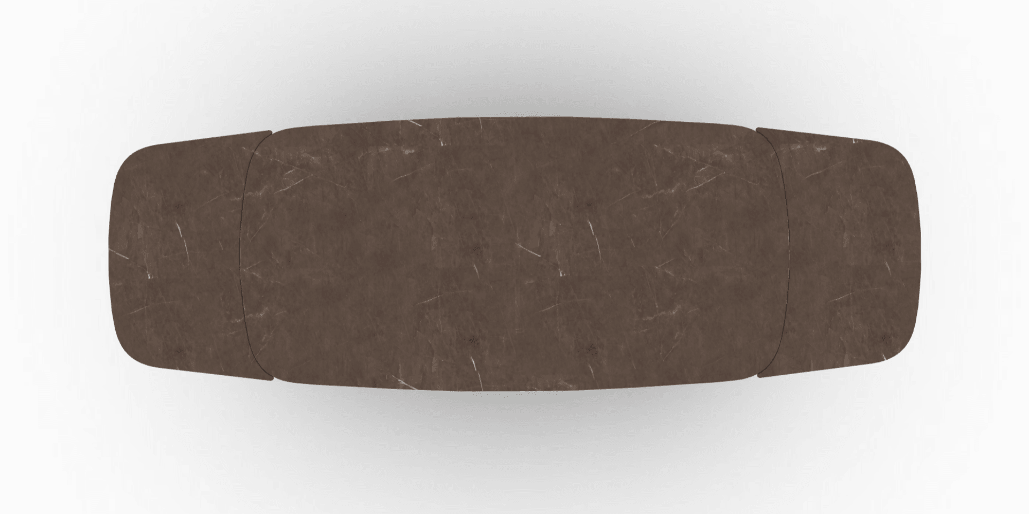 Stół elipsa rozkładany APIAN brązowa ceramika Calligaris Eye on Design