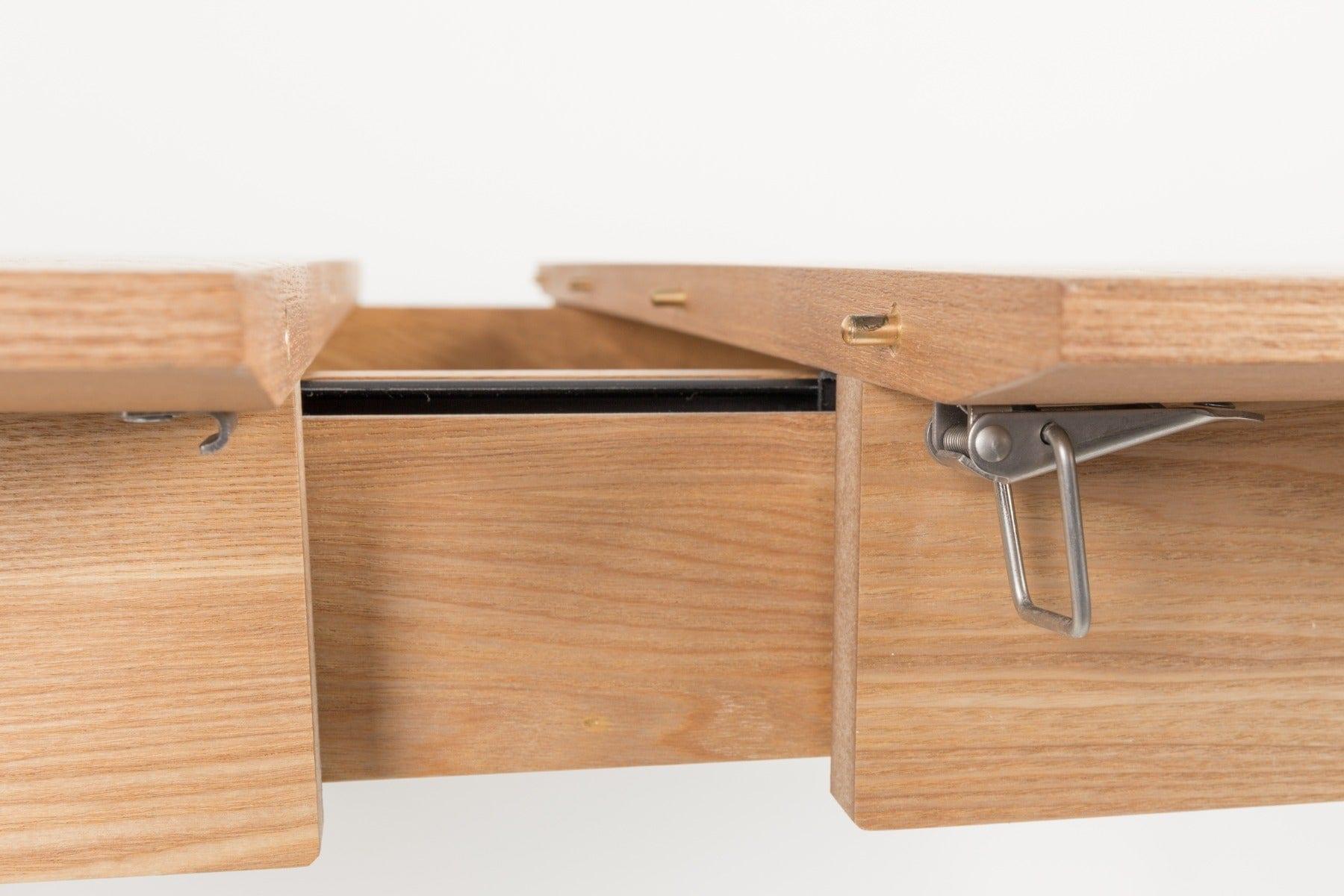 Stół GLIMPS 120/162 x 80 jesionowy Zuiver Eye on Design