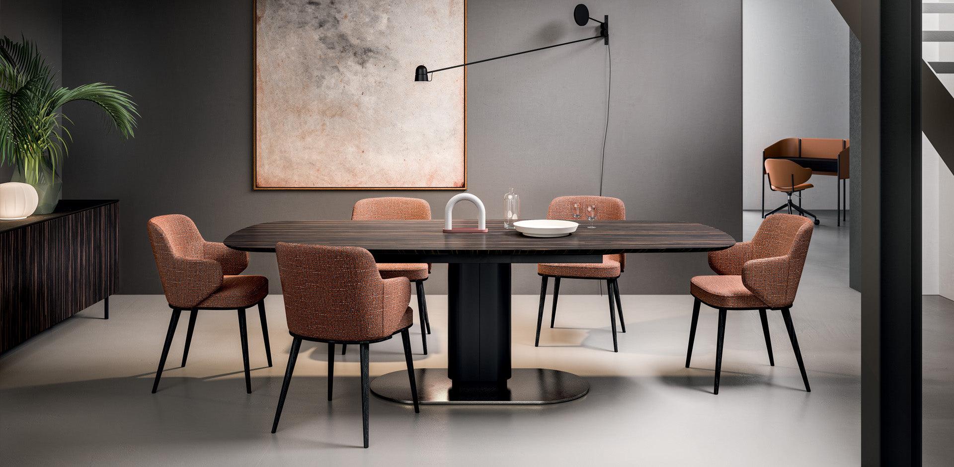 Stół jadalniany CAMEO jodełka dębowa Calligaris Eye on Design