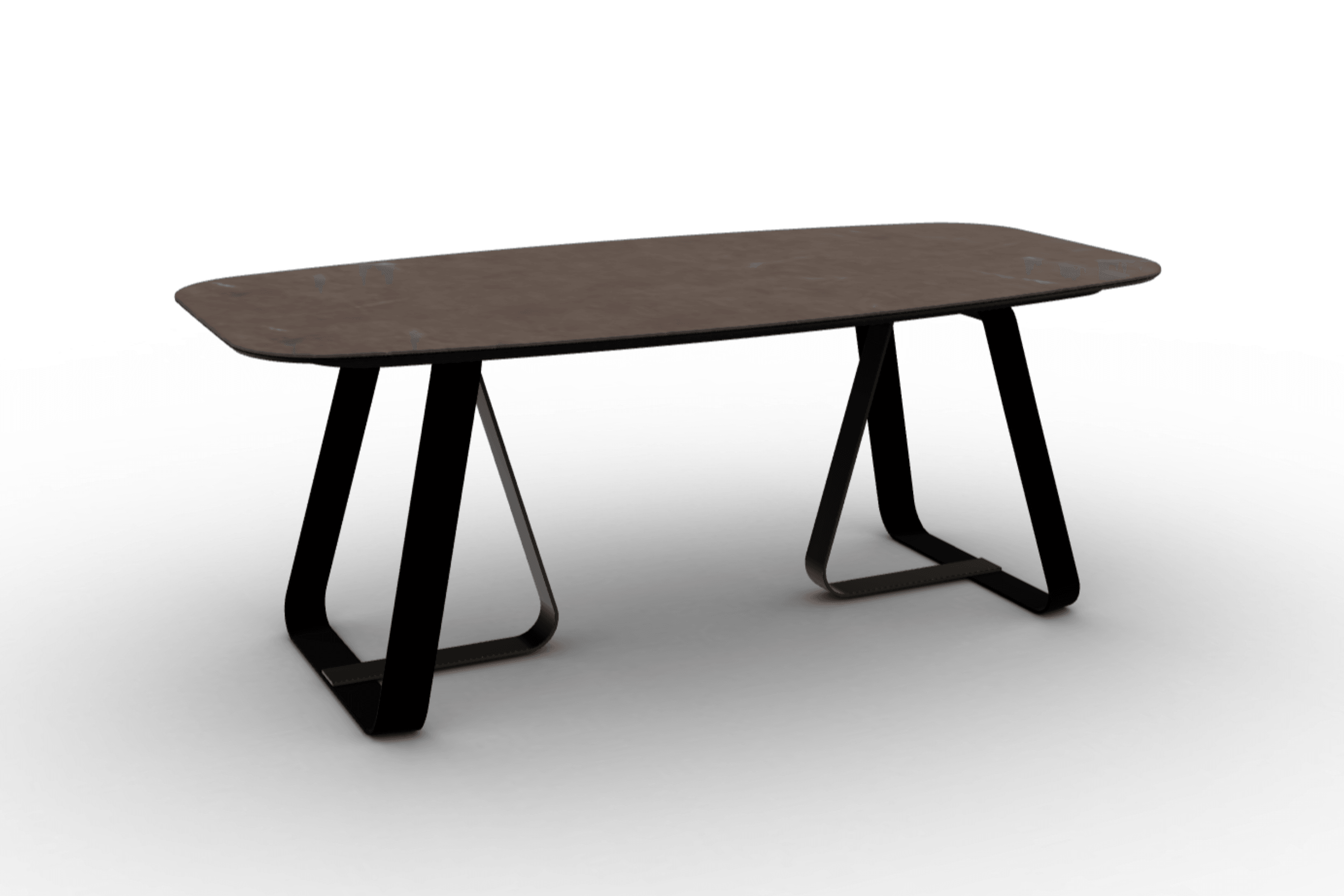 Stół jadalniany SUNSHINE brązowa ceramika Calligaris Eye on Design