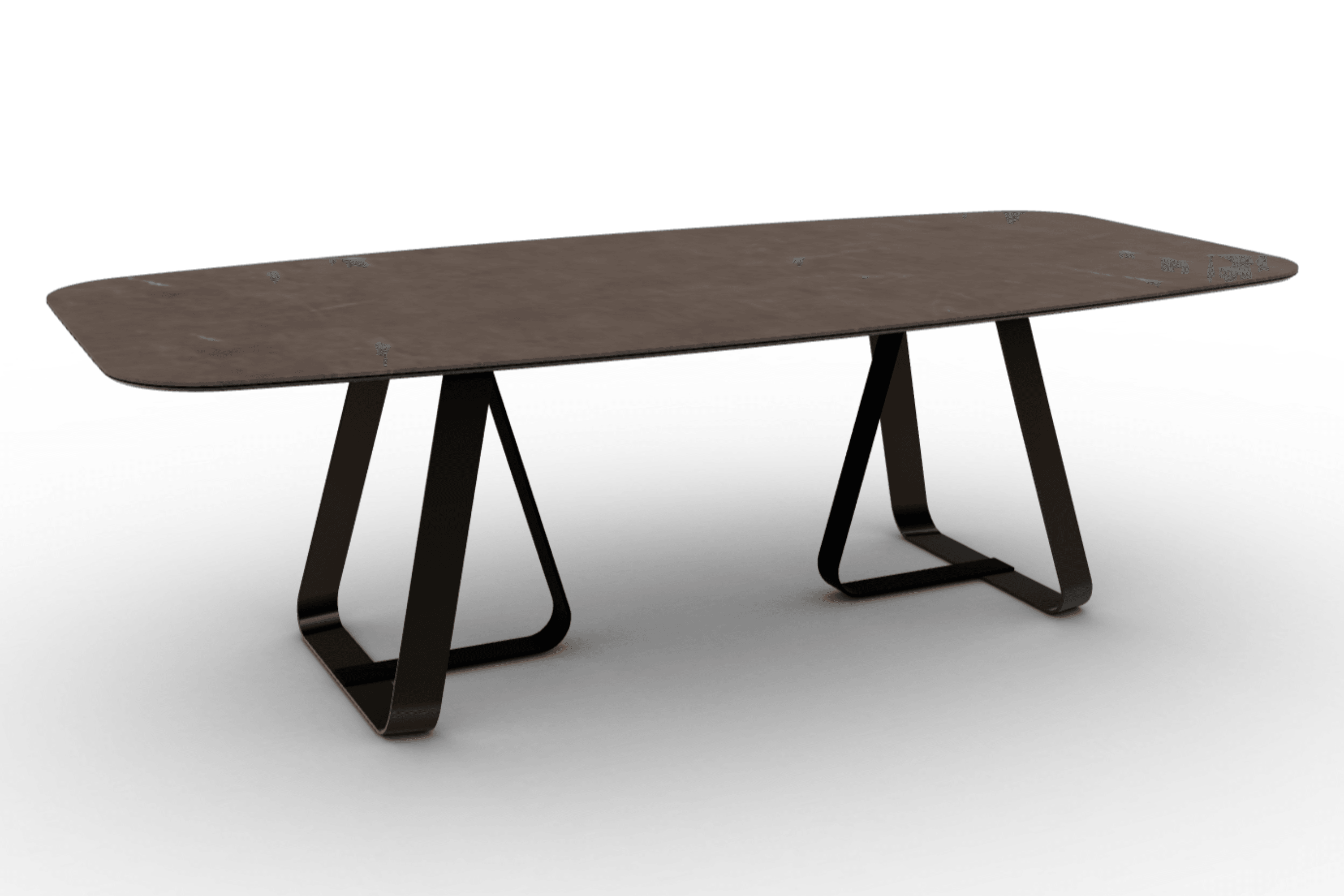 Stół jadalniany SUNSHINE brązowa ceramika Calligaris Eye on Design