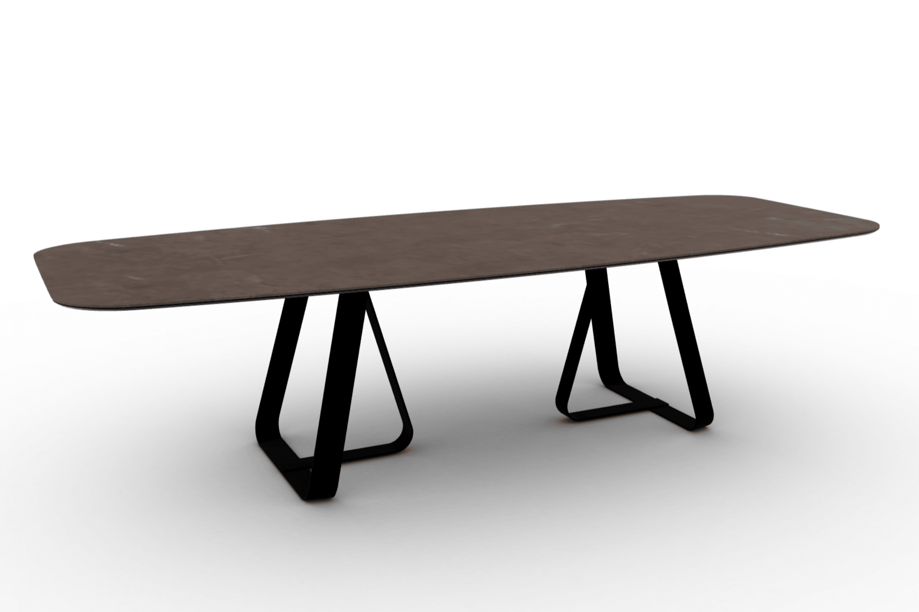 Stół jadalniany SUNSHINE brązowa ceramika Calligaris Eye on Design