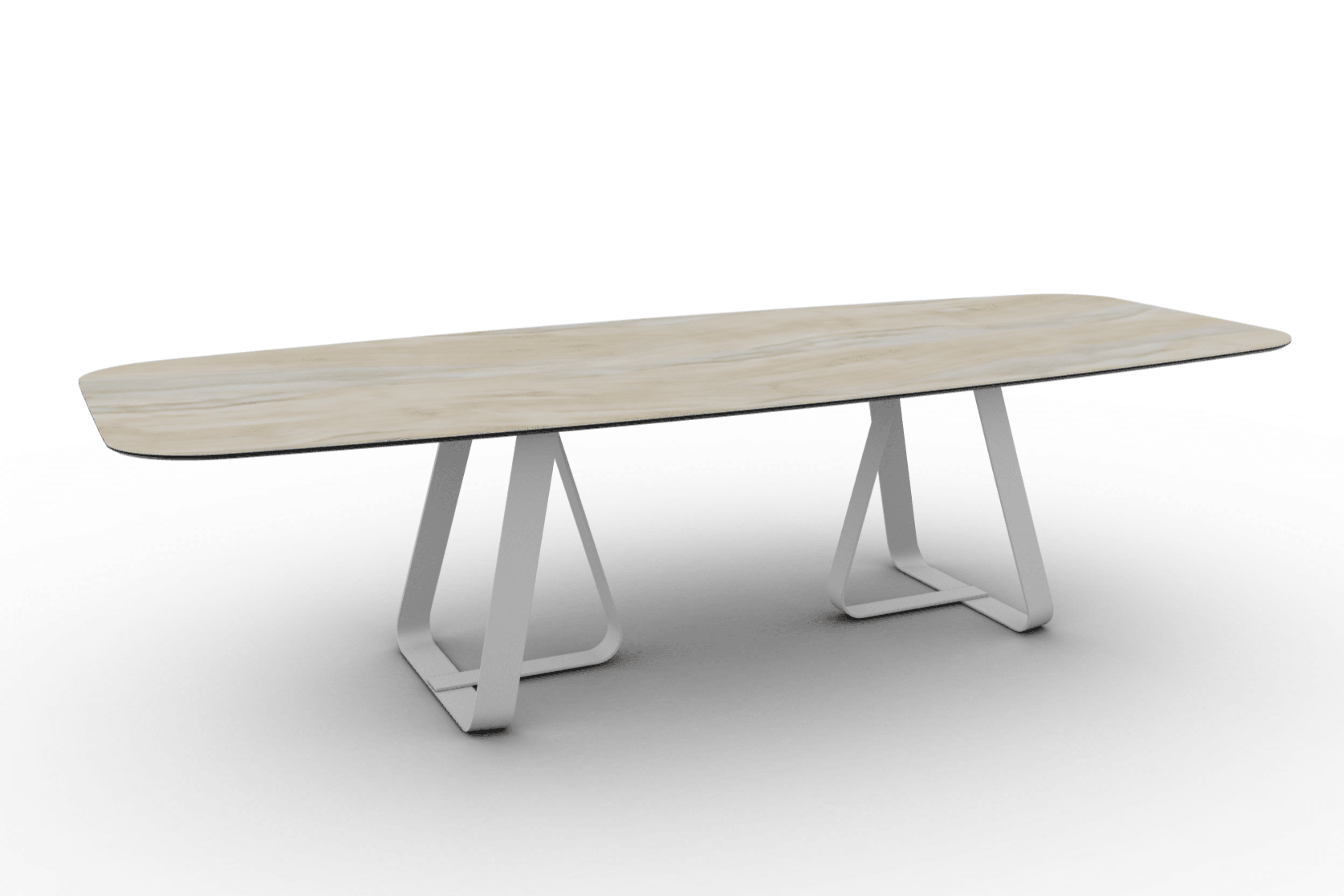 Stół jadalniany SUNSHINE piaskowy marmur do jadalni – Calligaris