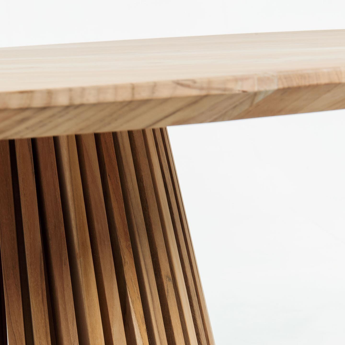 Stół JEANETTE lite drewno tekowe La Forma Eye on Design