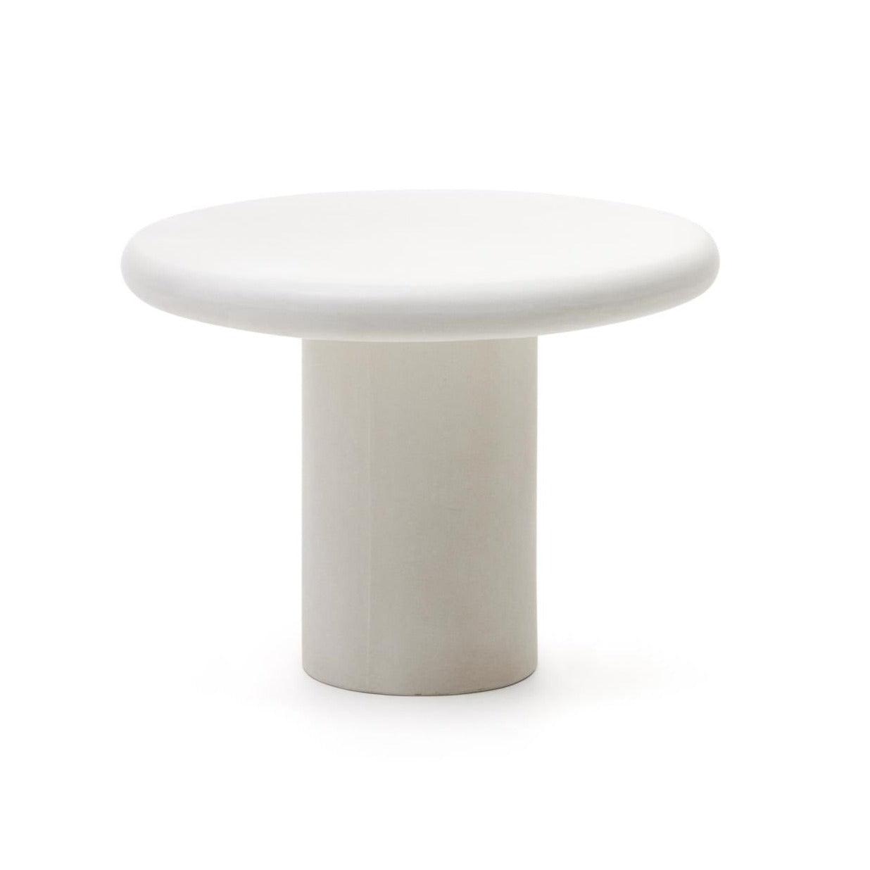 Stół ogrodowy ADDAIA biały cement La Forma 90 cm Eye on Design