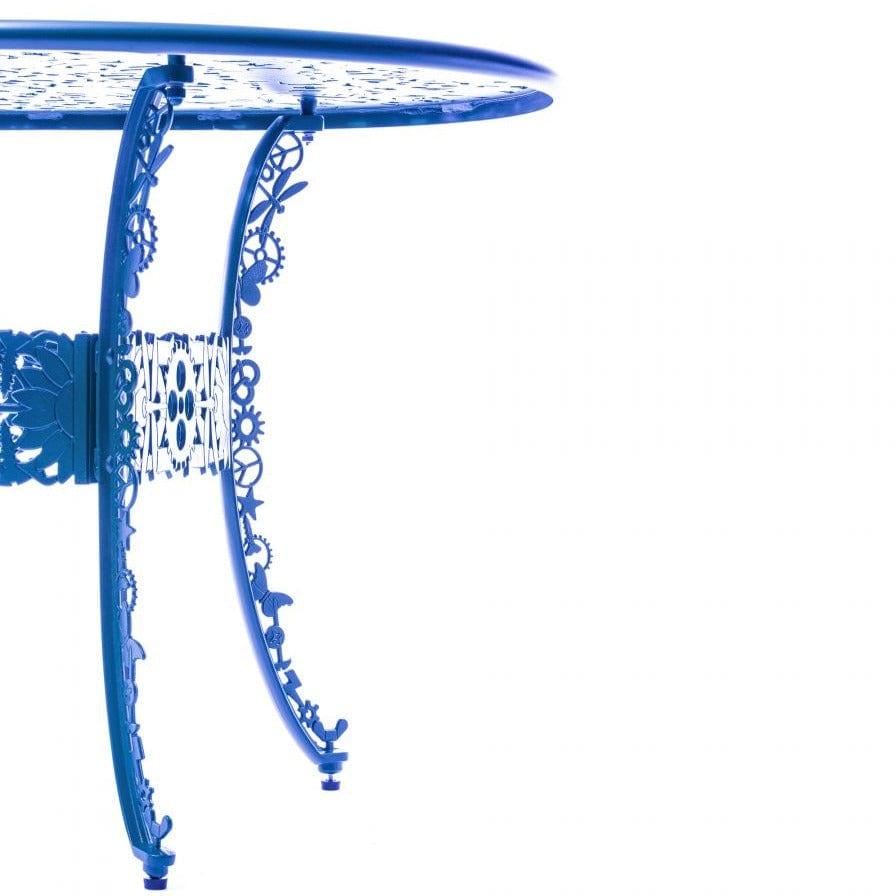 Stół ogrodowy owalny INDUSTRY niebieski Seletti Eye on Design