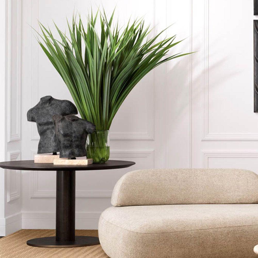 Stół okrągły ASTRO czarny fornir z dębu mokka Eichholtz Eye on Design