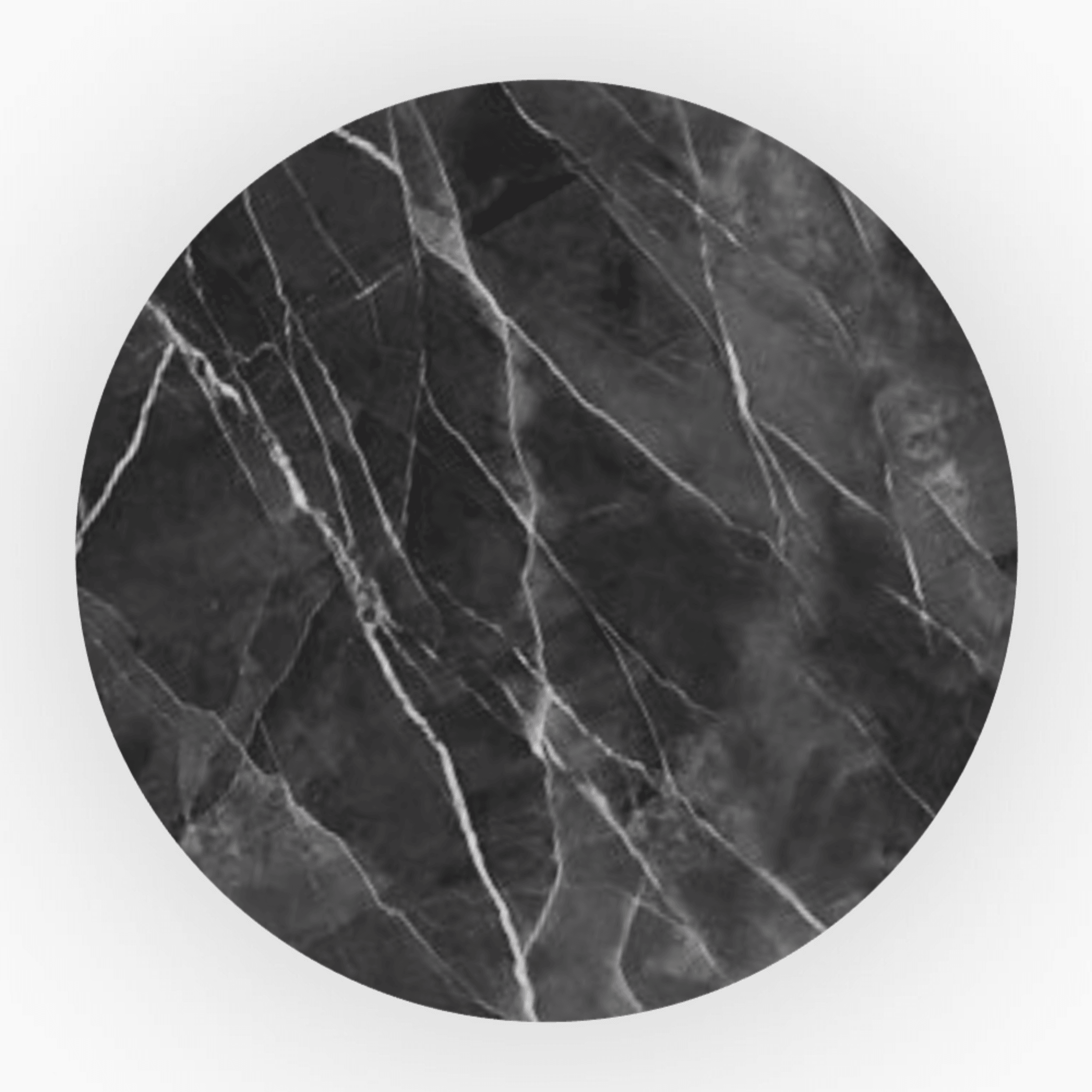 Stół okrągły CARTESIO antracytowy marmur Calligaris Eye on Design