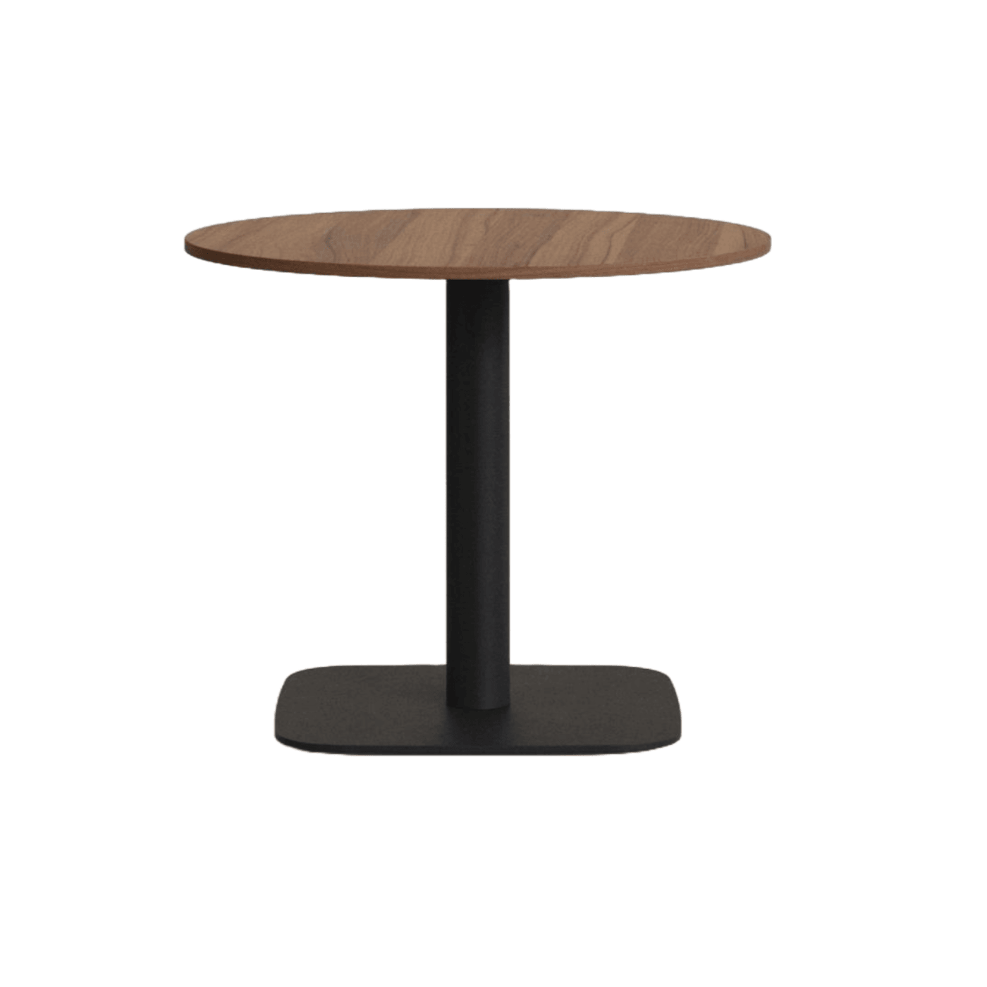 Stół okrągły DINA orzechowe wykończenie La Forma 73 cm Eye on Design