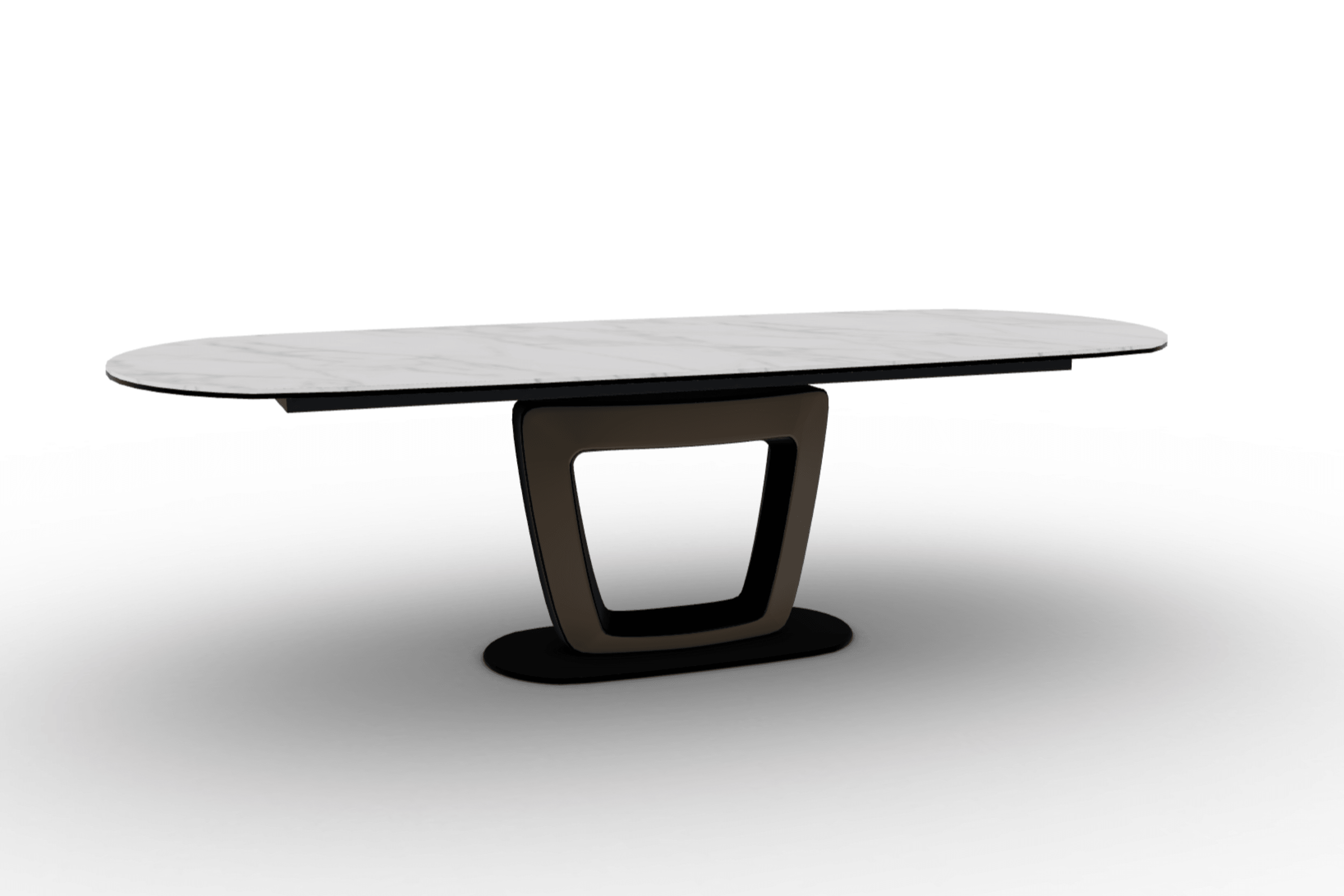 Stół ORBITAL kremowy marmur do jadalni – Calligaris