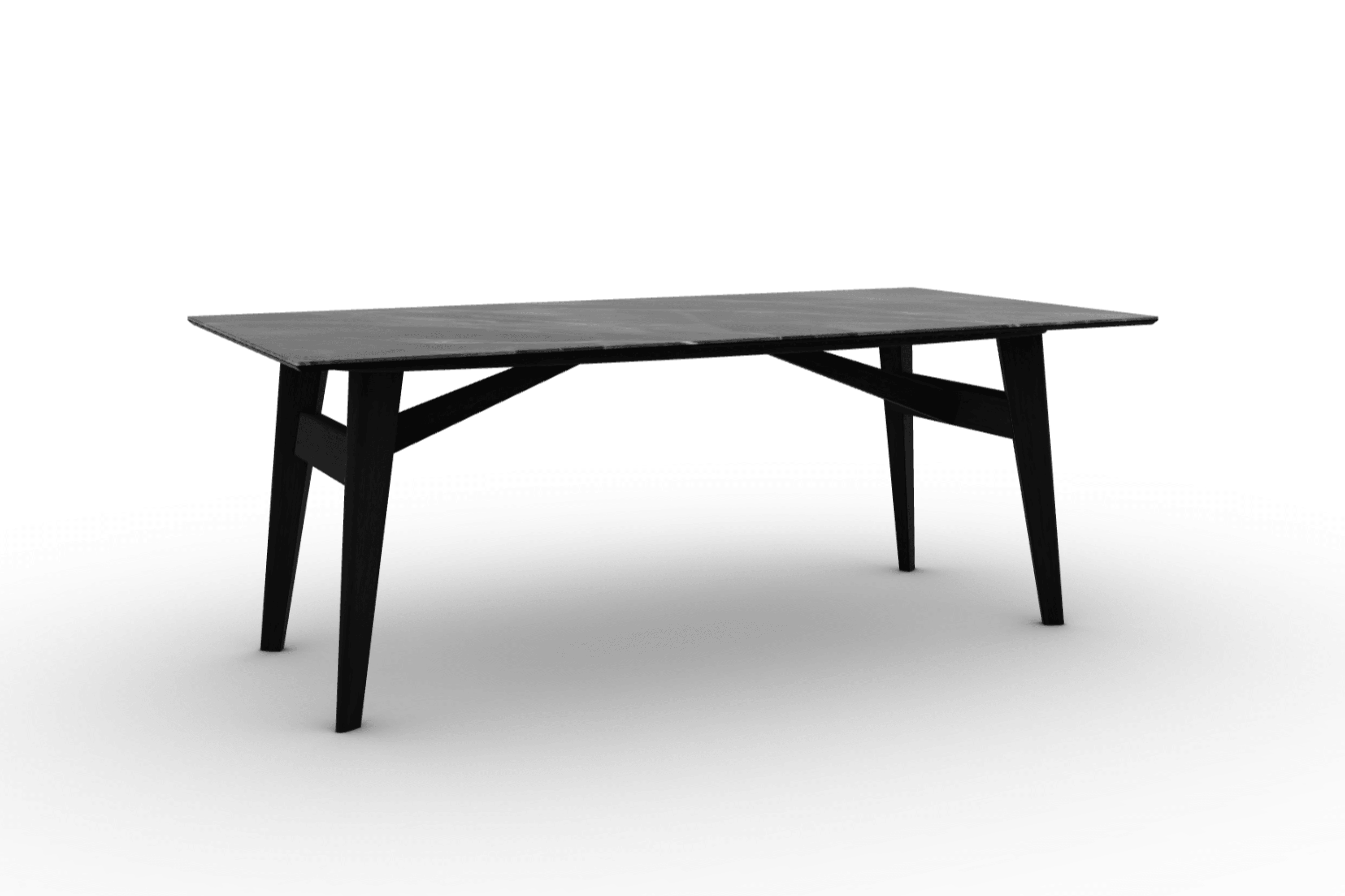Stół prostokątny ABREY antracytowy marmur do jadalni – Calligaris