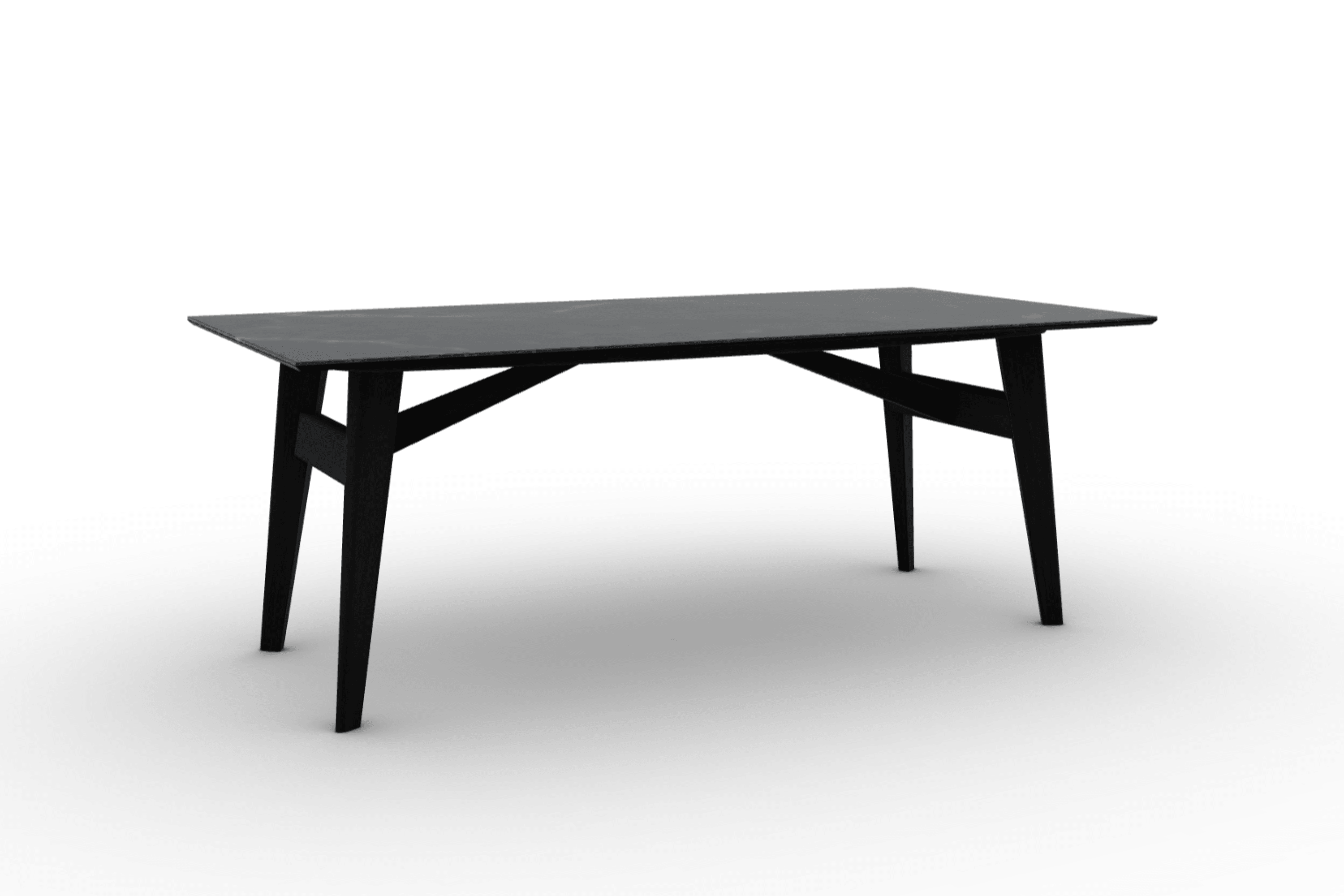 Stół prostokątny ABREY czarny marmur Calligaris Eye on Design