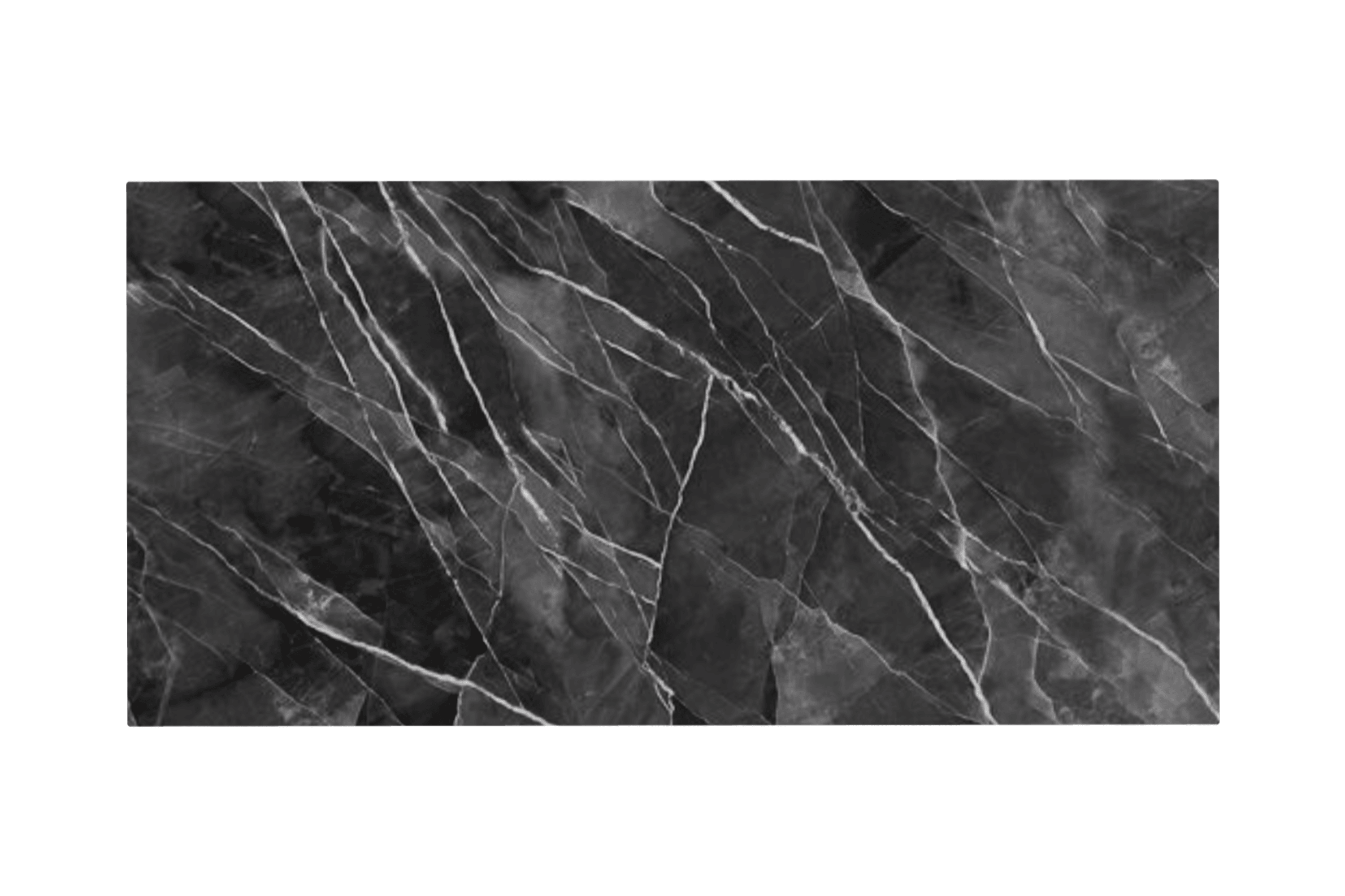 Stół prostokątny CARTESIO antracytowy marmur z drewnianą podstawą Calligaris Eye on Design