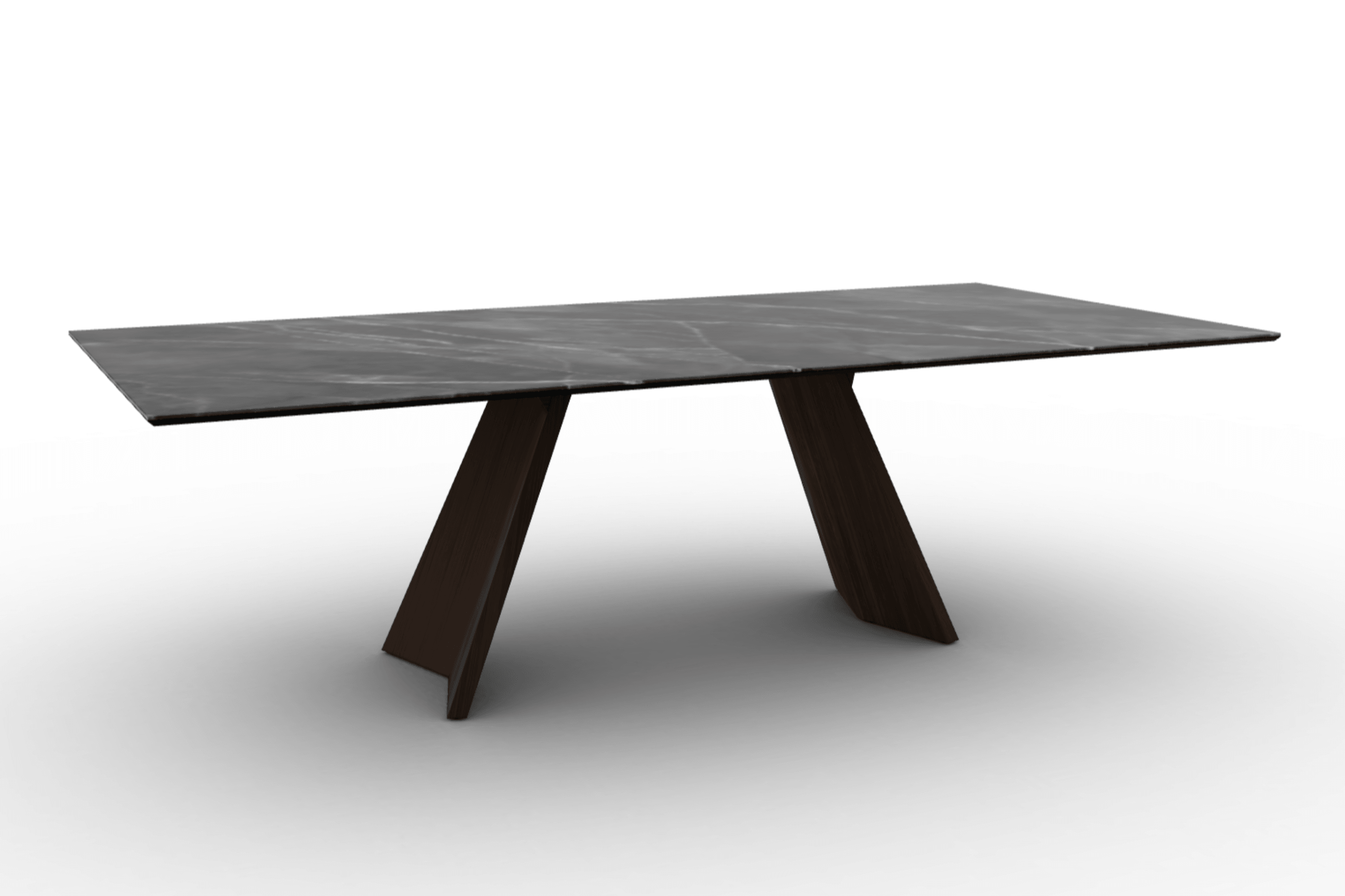 Stół prostokątny ICARO antracytowy marmur – Calligaris