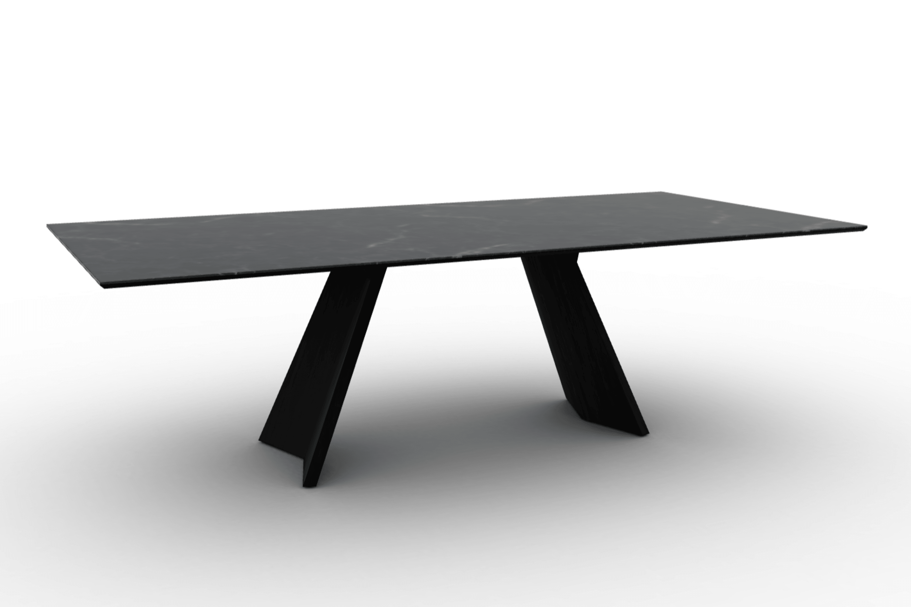 Stół prostokątny ICARO czarny marmur Calligaris Eye on Design