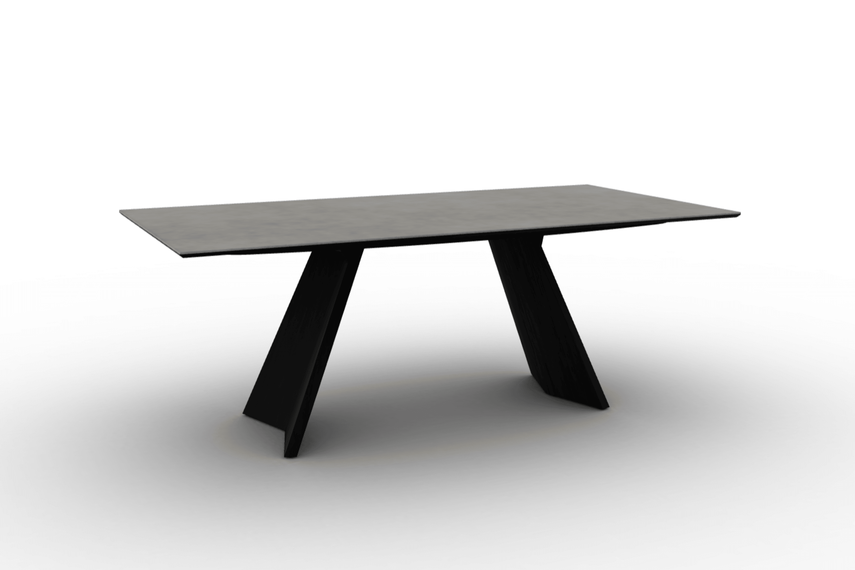 Stół prostokątny ICARO jasnoszara ceramika Calligaris Eye on Design