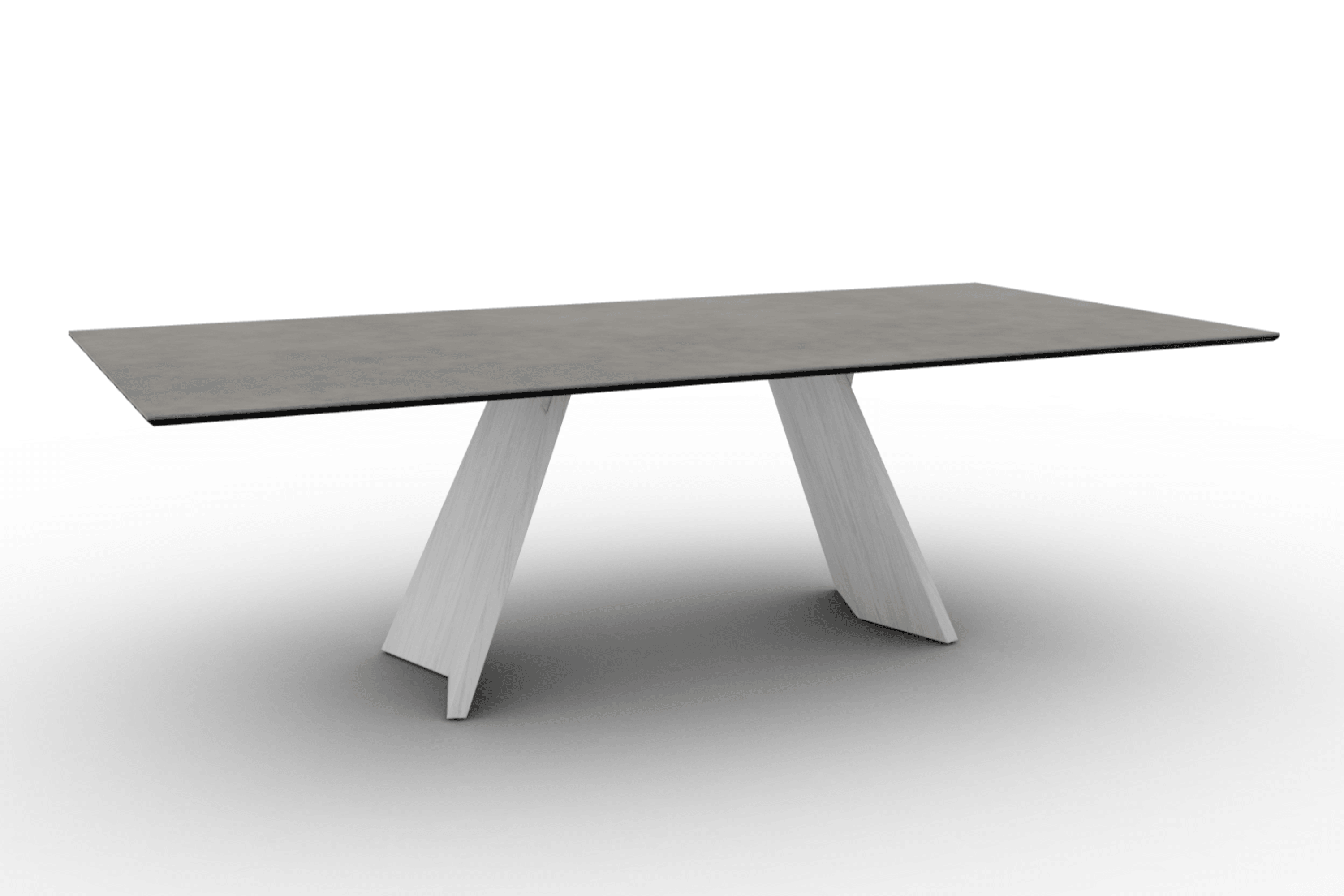 Stół prostokątny ICARO jasnoszara ceramika Calligaris Eye on Design