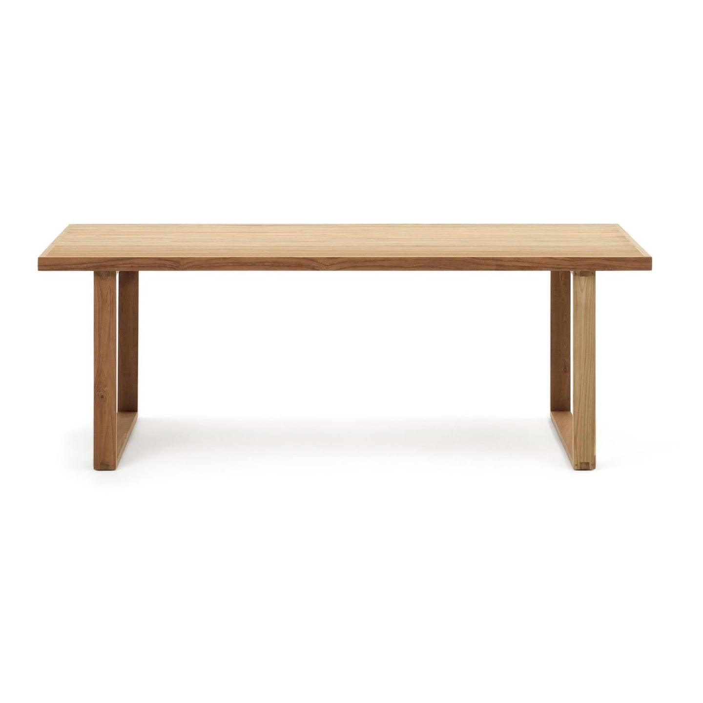 Stół prostokątny ogrodowy CANADELL lite drewno tekowe La Forma Eye on Design