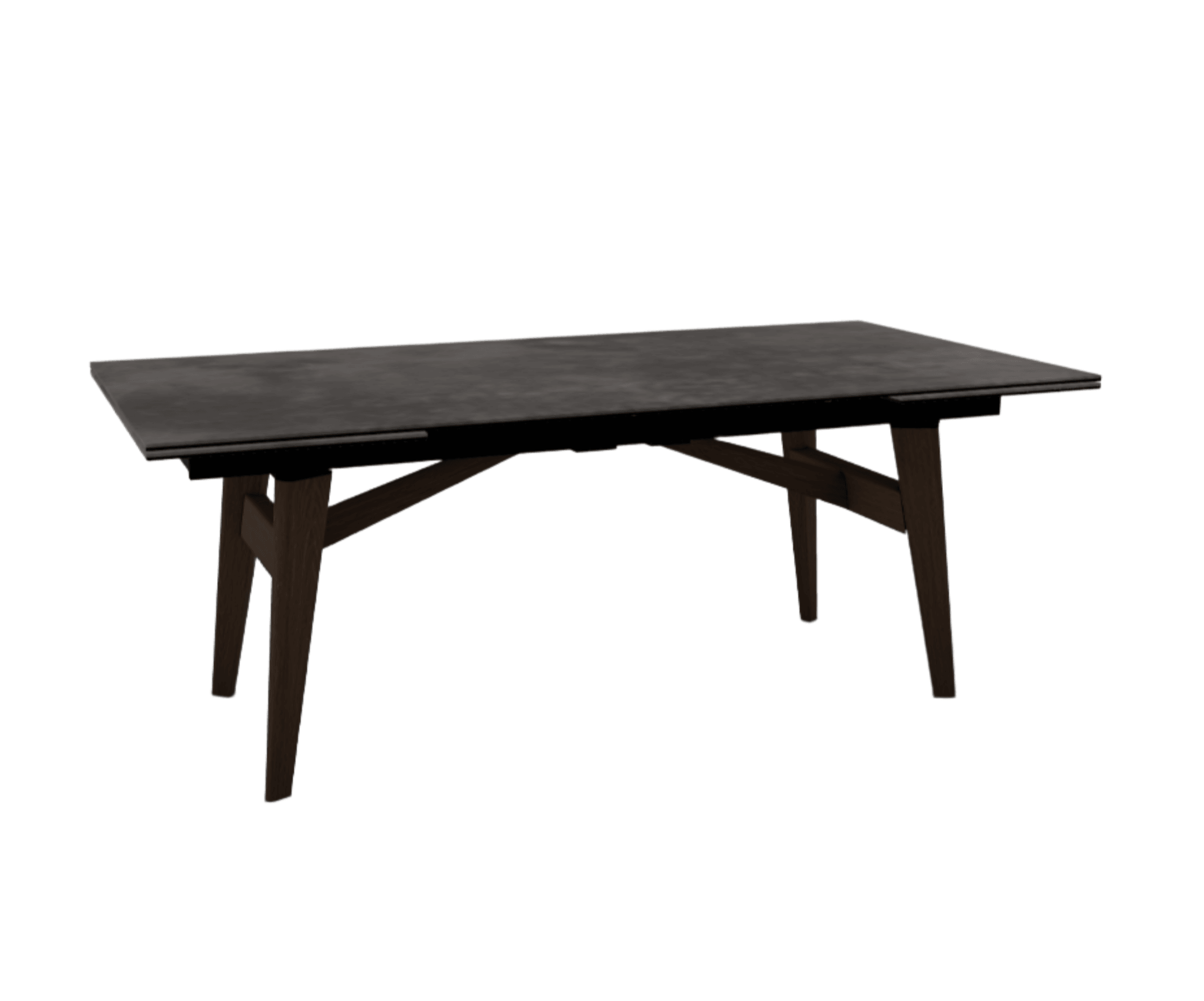 Stół prostokątny rozkładany ABREY ciemnoszara ceramika Calligaris Eye on Design