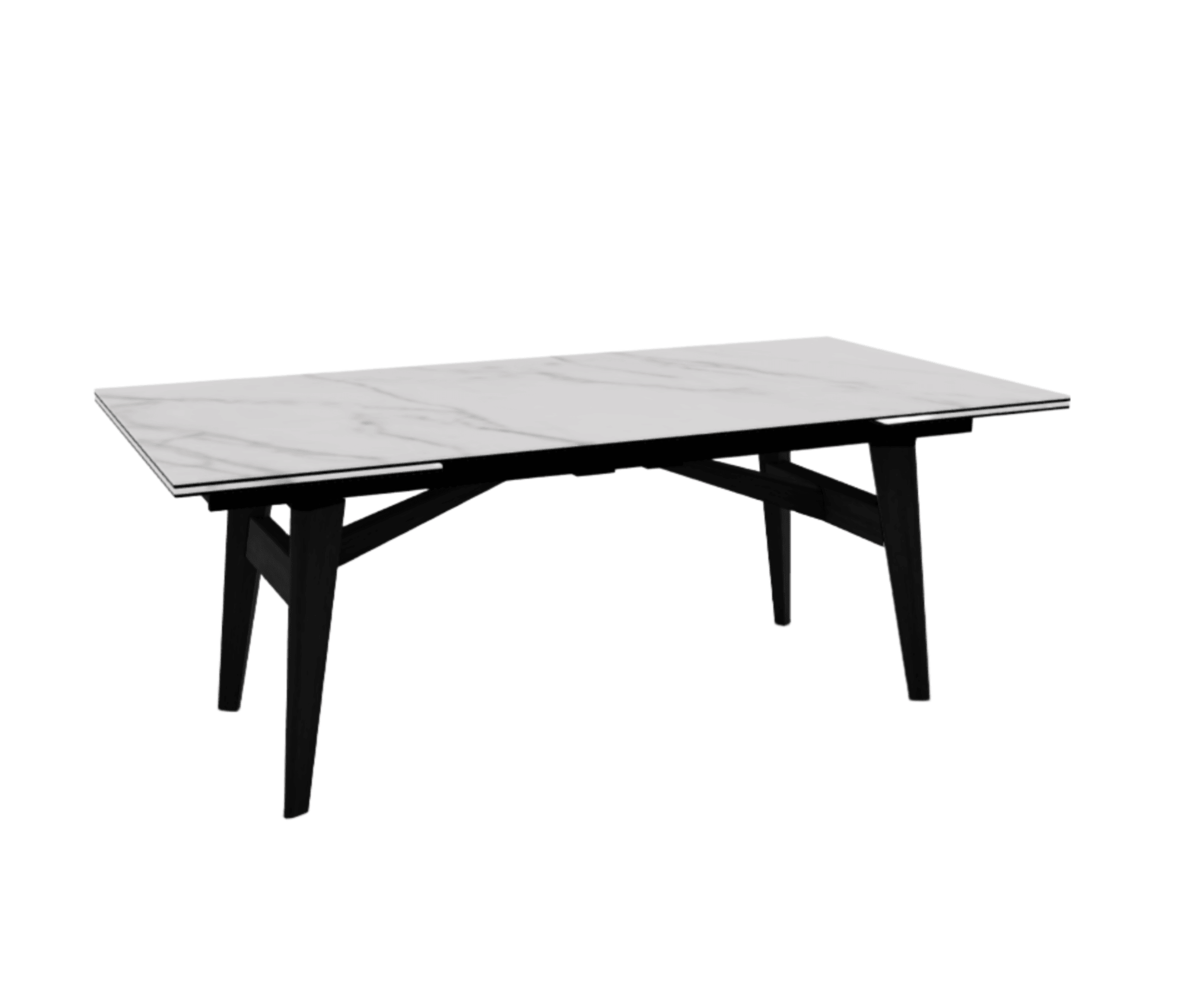 Stół prostokątny rozkładany ABREY kremowy marmur Calligaris Eye on Design