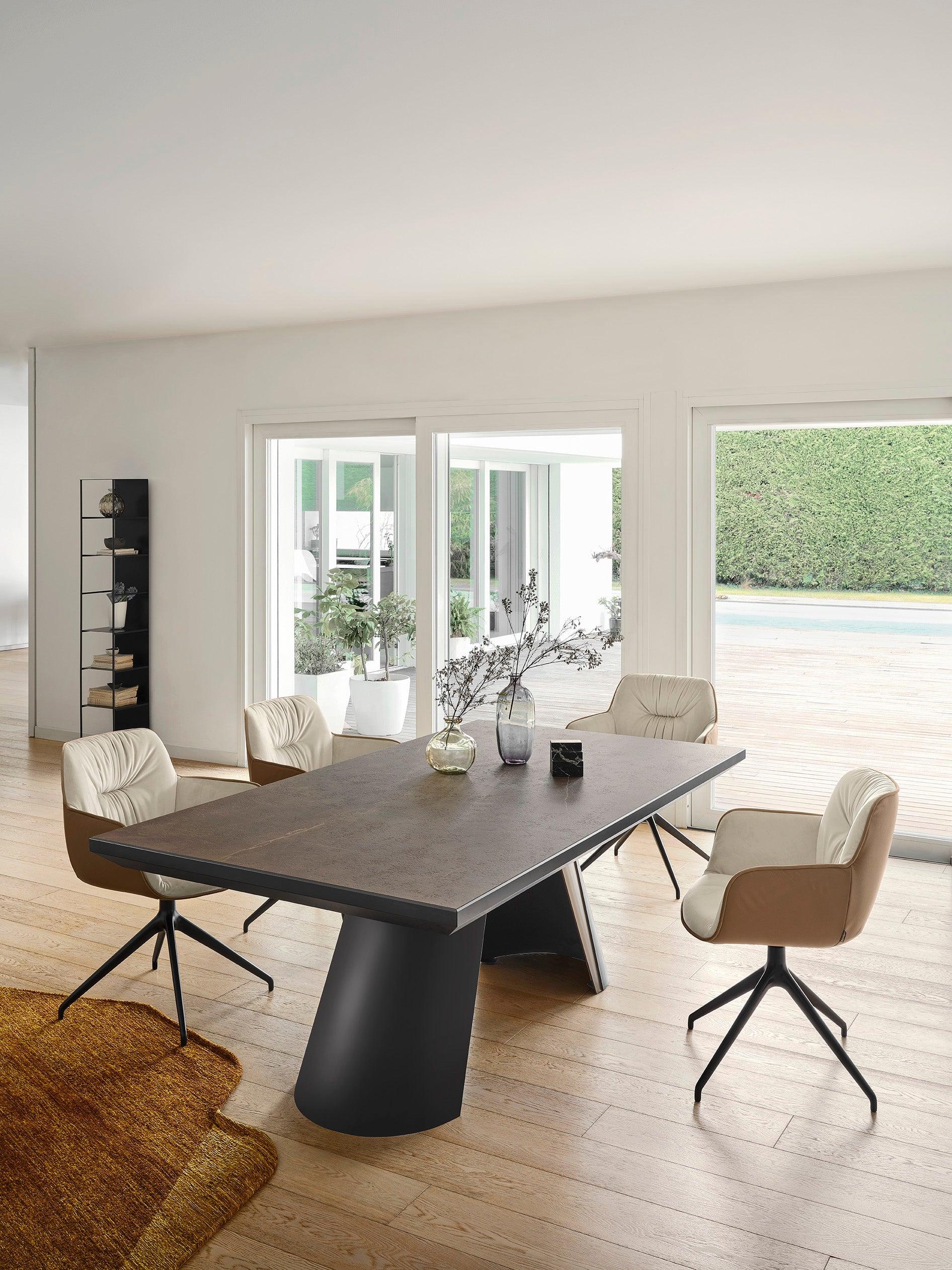 Stół prostokątny rozkładany APIAN biały marmur Calligaris Eye on Design