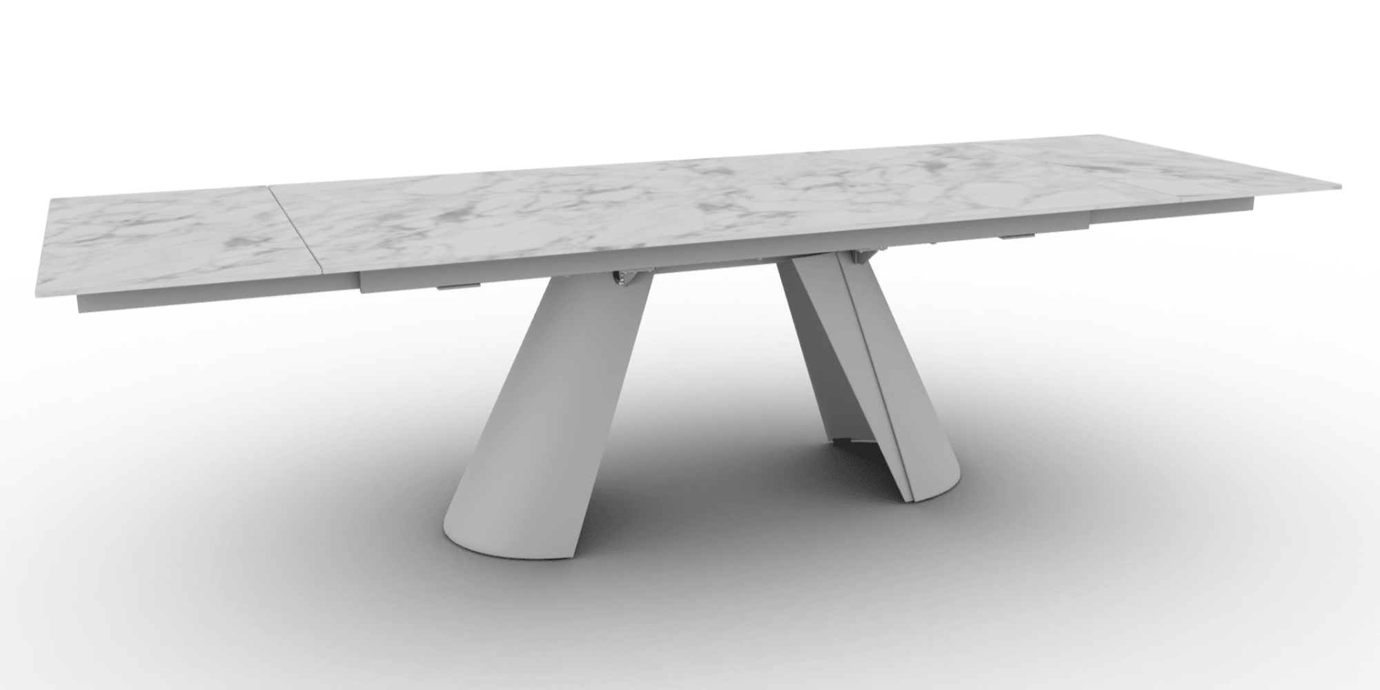 Stół prostokątny rozkładany APIAN biały marmur Calligaris Eye on Design