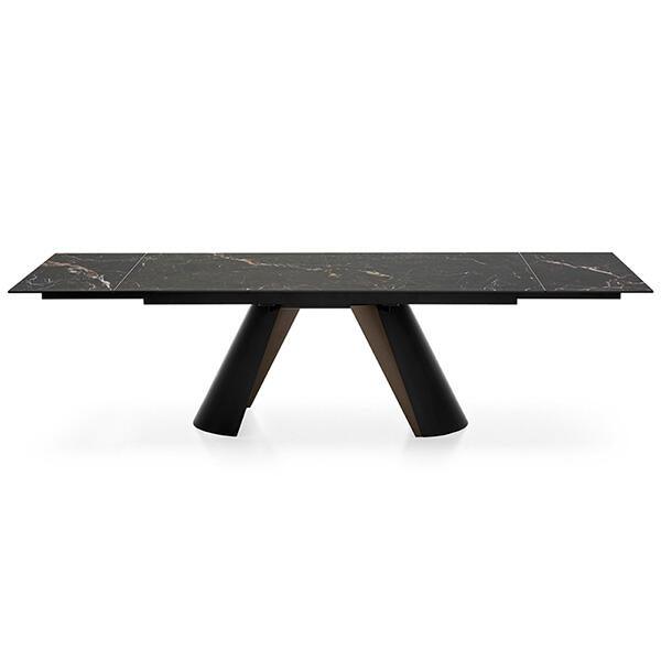 Stół prostokątny rozkładany APIAN czarny marmur Calligaris Eye on Design