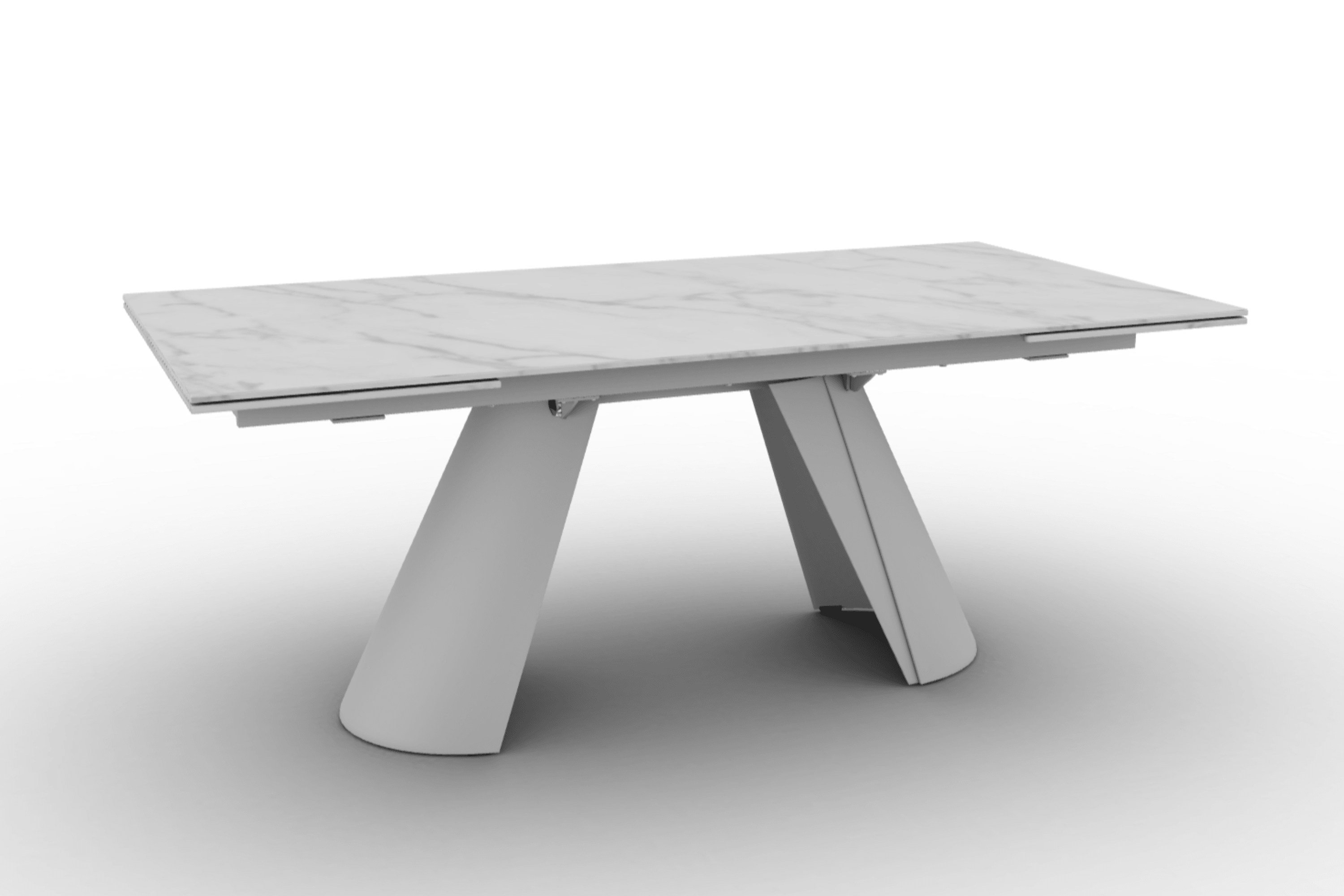 Stół prostokątny rozkładany APIAN kremowy marmur Calligaris Eye on Design