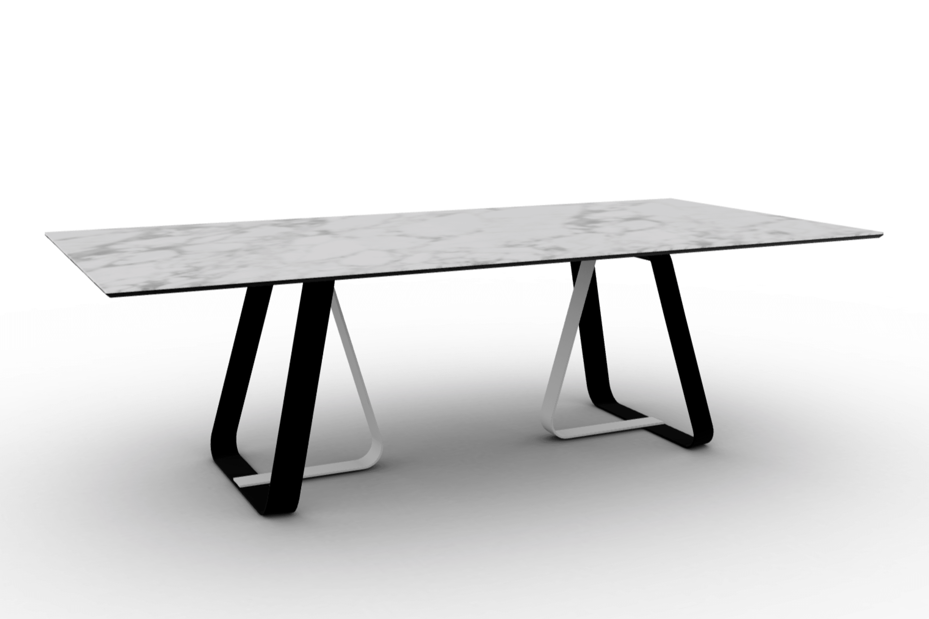 Stół prostokątny SUNSHINE biały marmur do jadalni – Calligaris