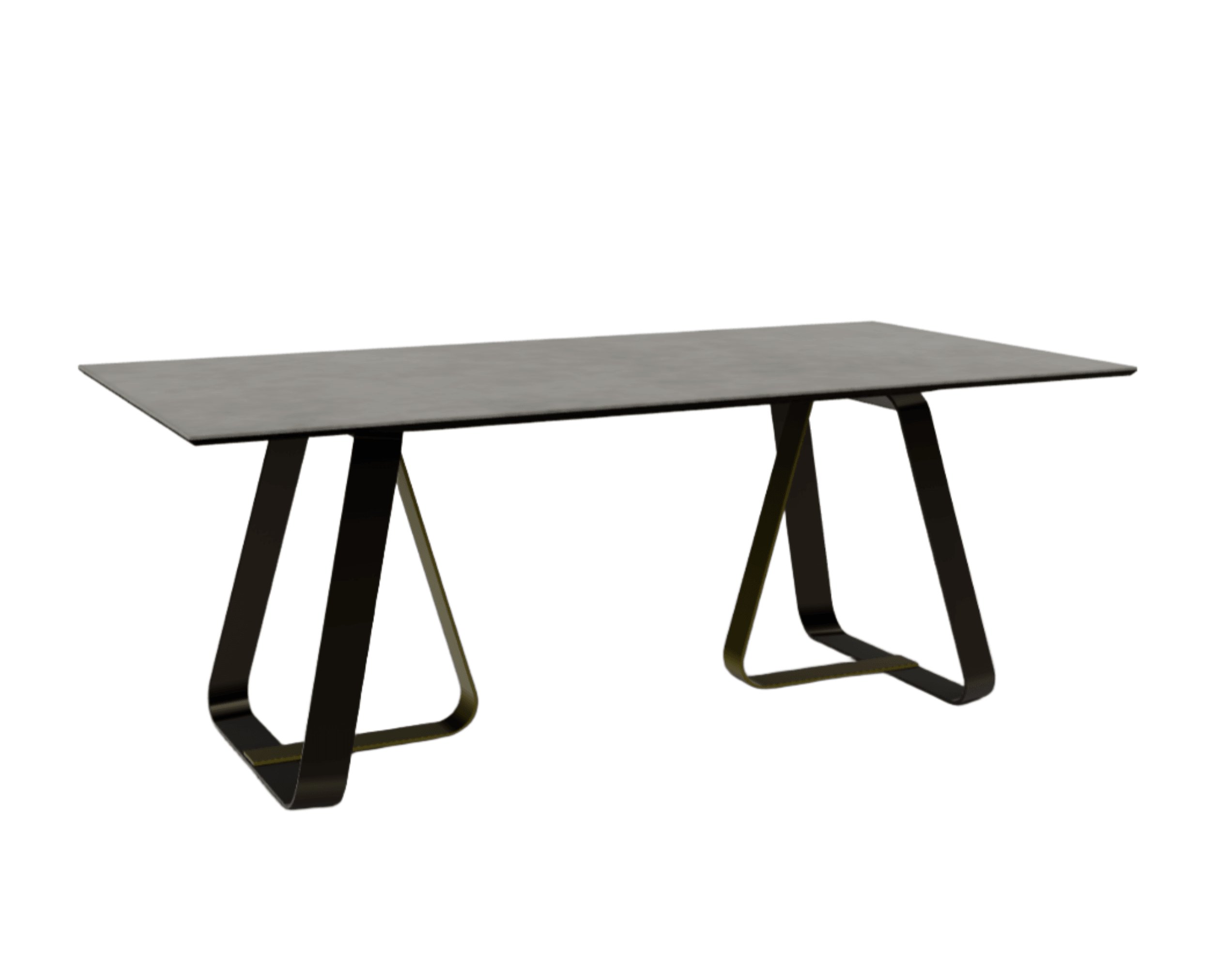 Stół prostokątny SUNSHINE jasnoszara ceramika – Calligaris