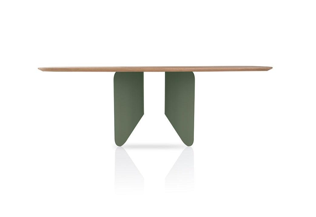 Stół ROOTS lity dąb z metalową podstawą Nobonobo Eye on Design