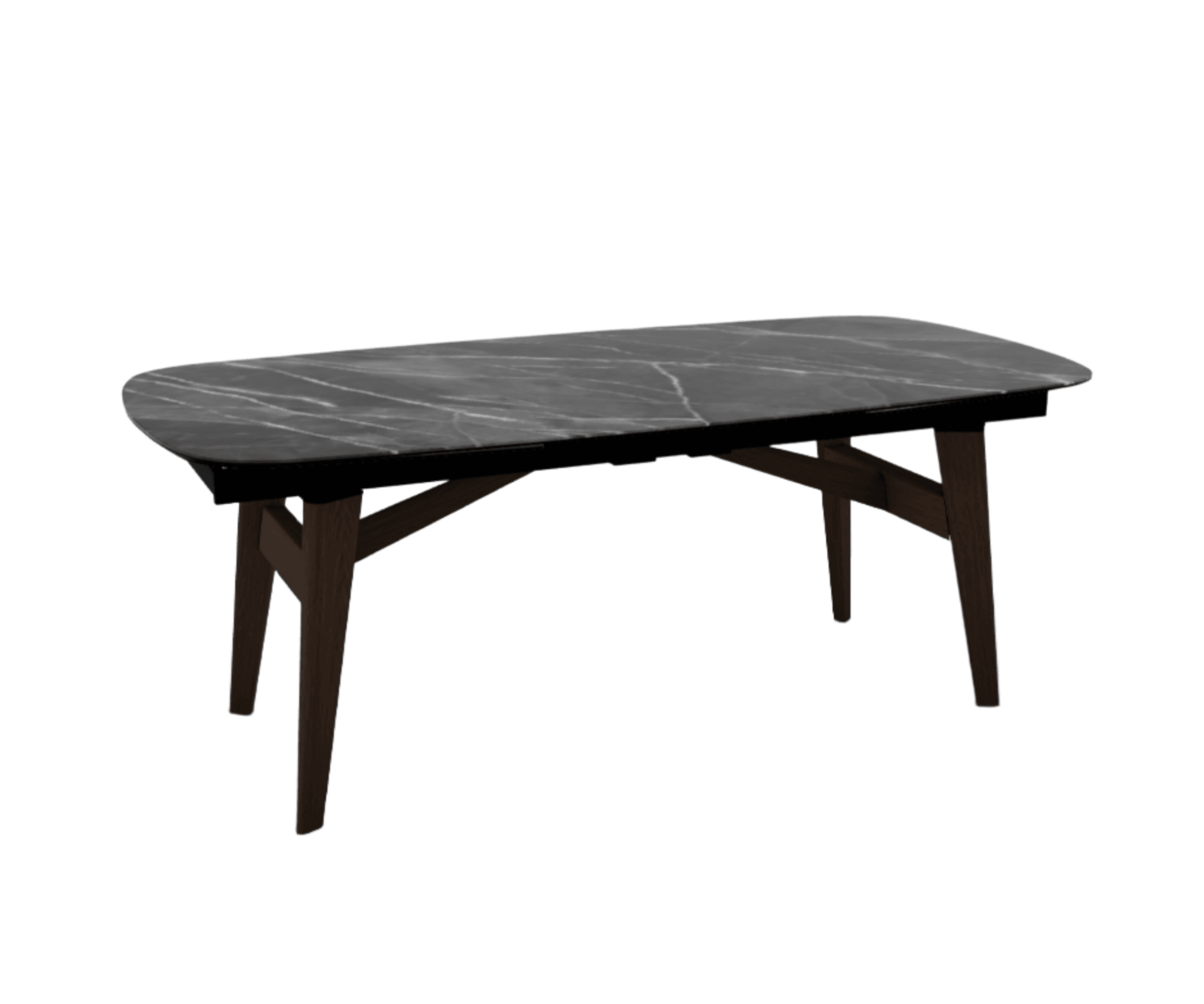 Stół rozkładany ABREY antracytowy marmur Calligaris Eye on Design