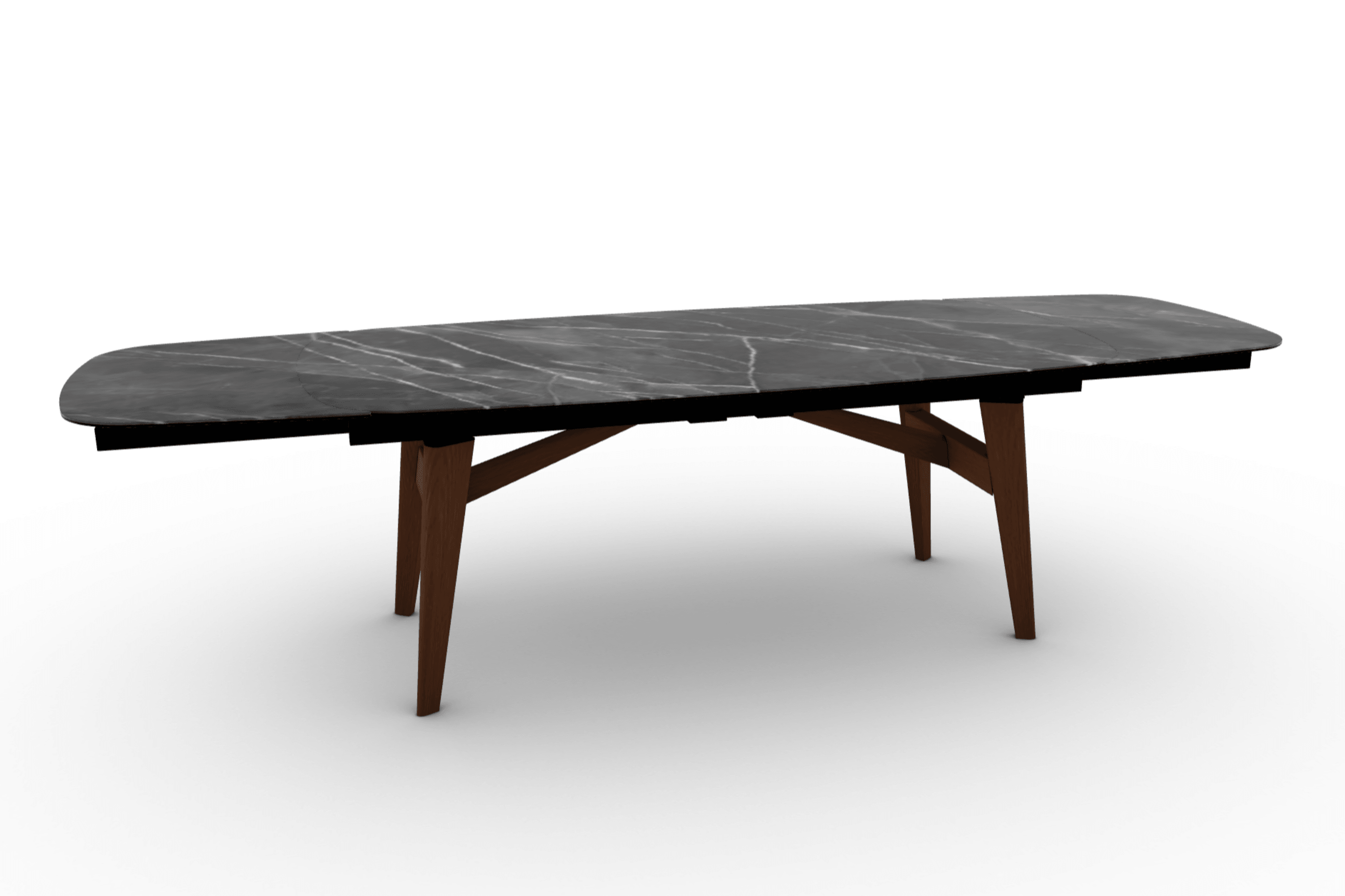 Stół rozkładany ABREY antracytowy marmur Calligaris Eye on Design