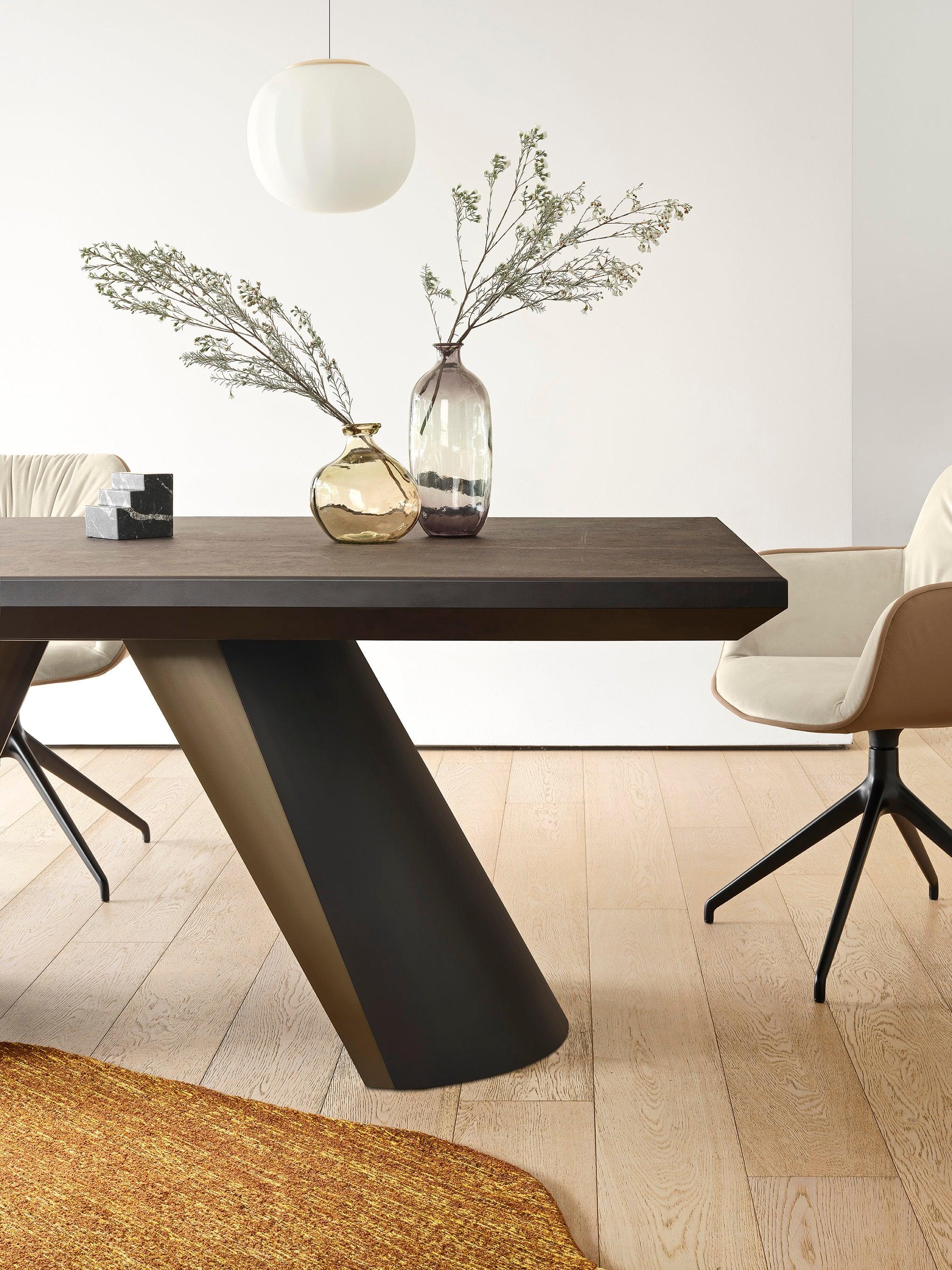 Stół rozkładany APIAN kremowy marmur Calligaris Eye on Design