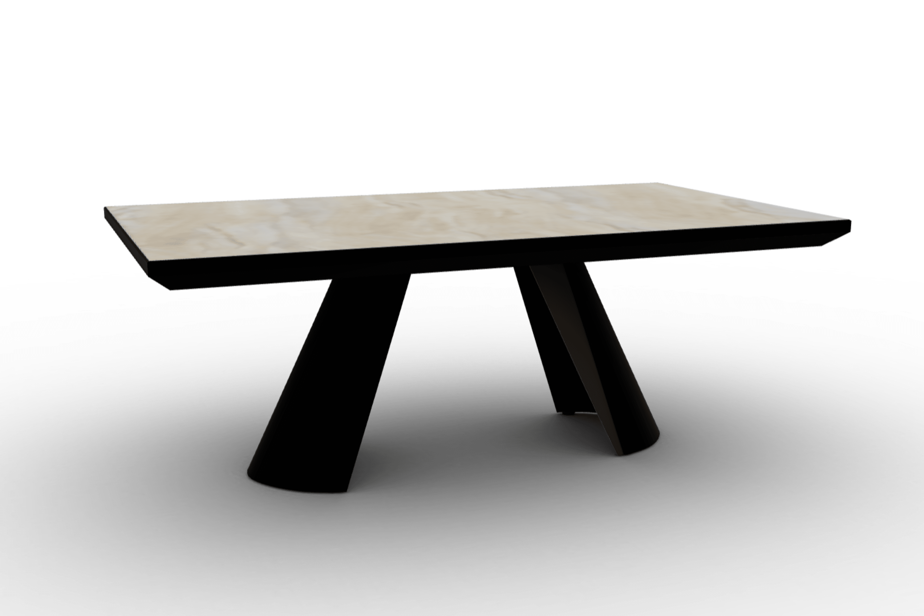 Stół rozkładany APIAN piaskowy marmur Calligaris Eye on Design