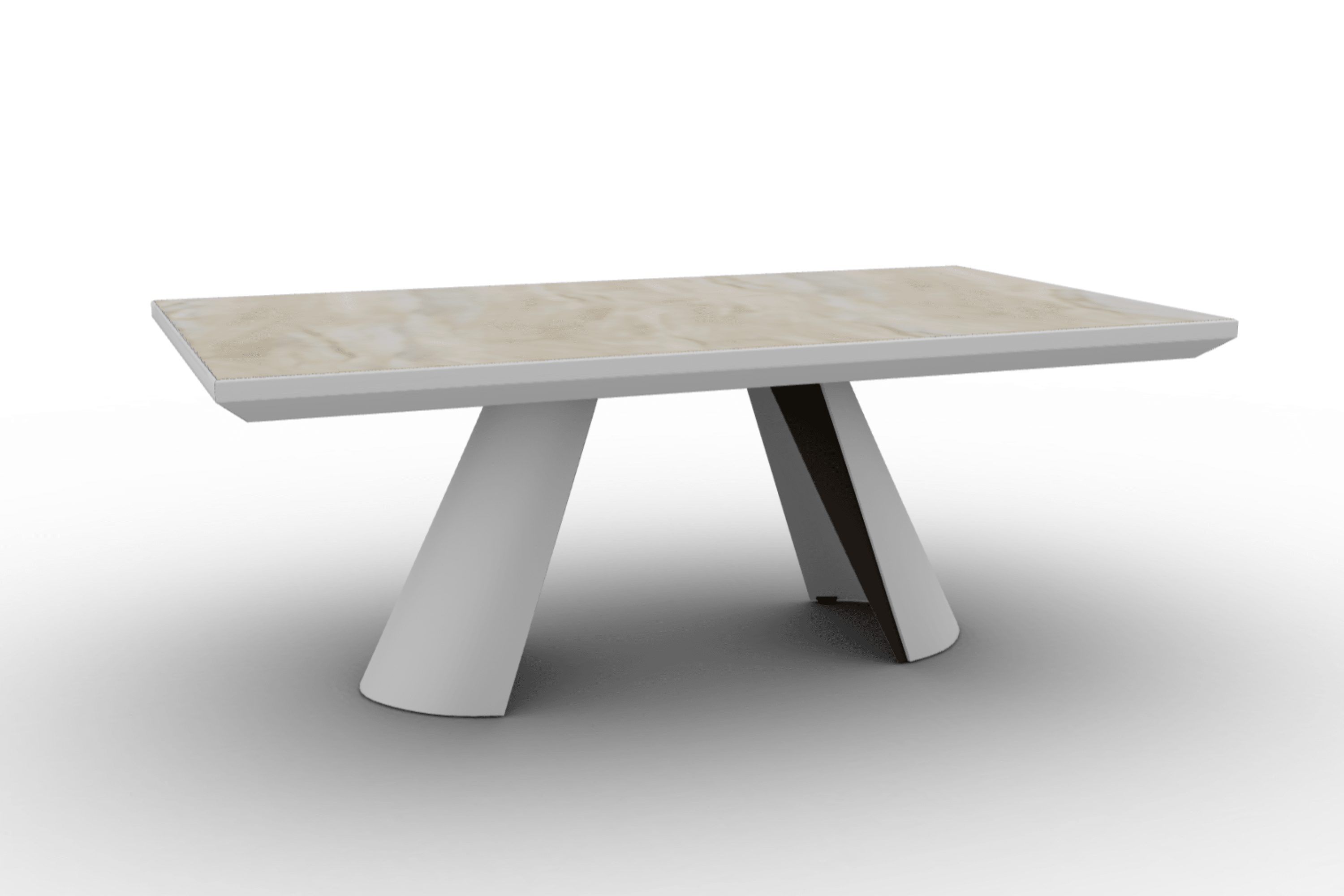 Stół rozkładany APIAN piaskowy marmur Calligaris Eye on Design