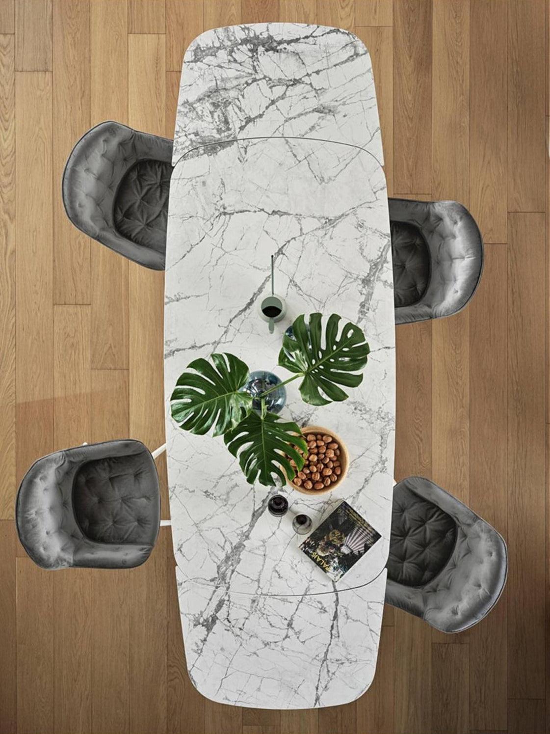 Stół rozkładany CAMEO czarny marmur Calligaris Eye on Design