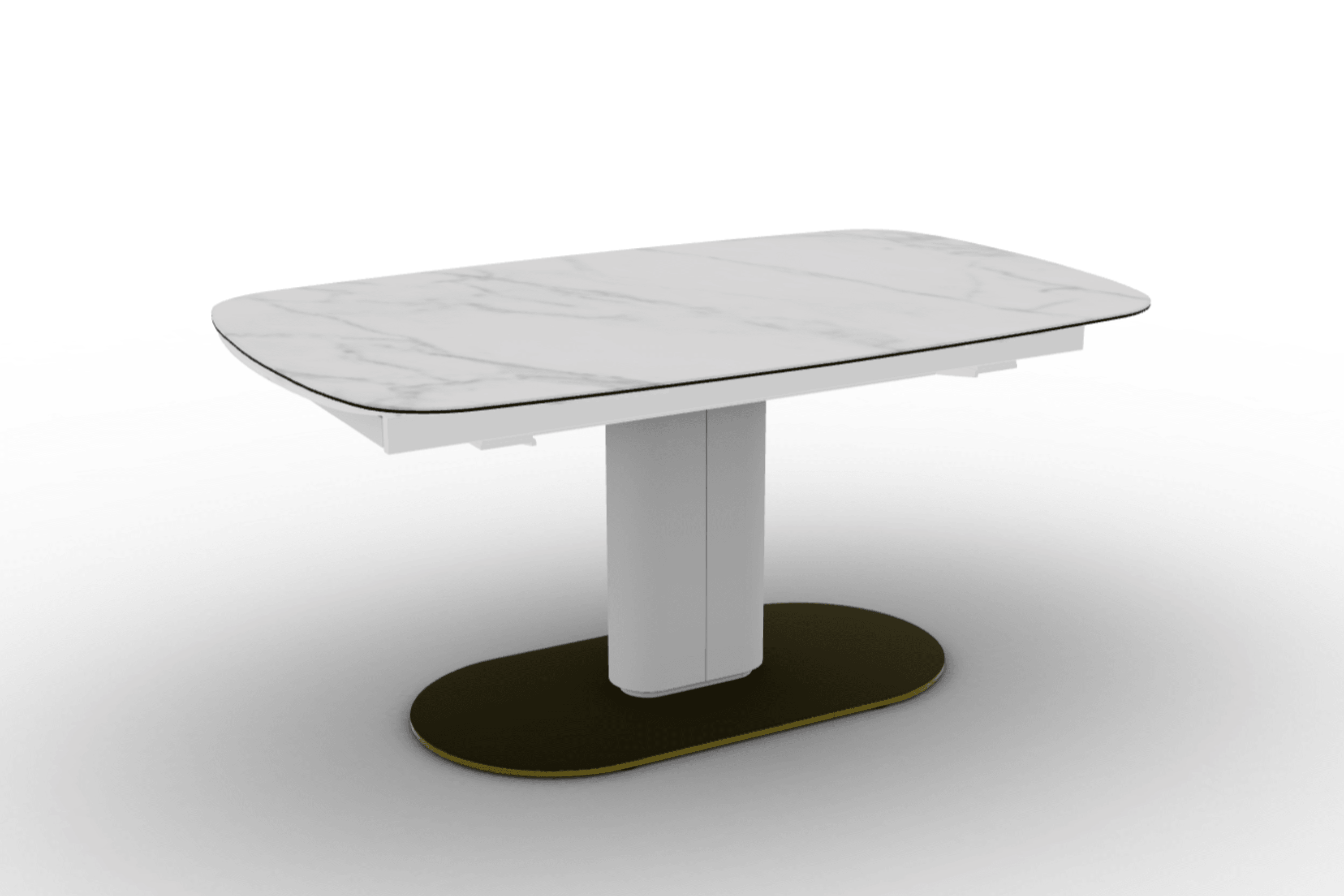 Stół rozkładany CAMEO kremowy marmur Calligaris Eye on Design