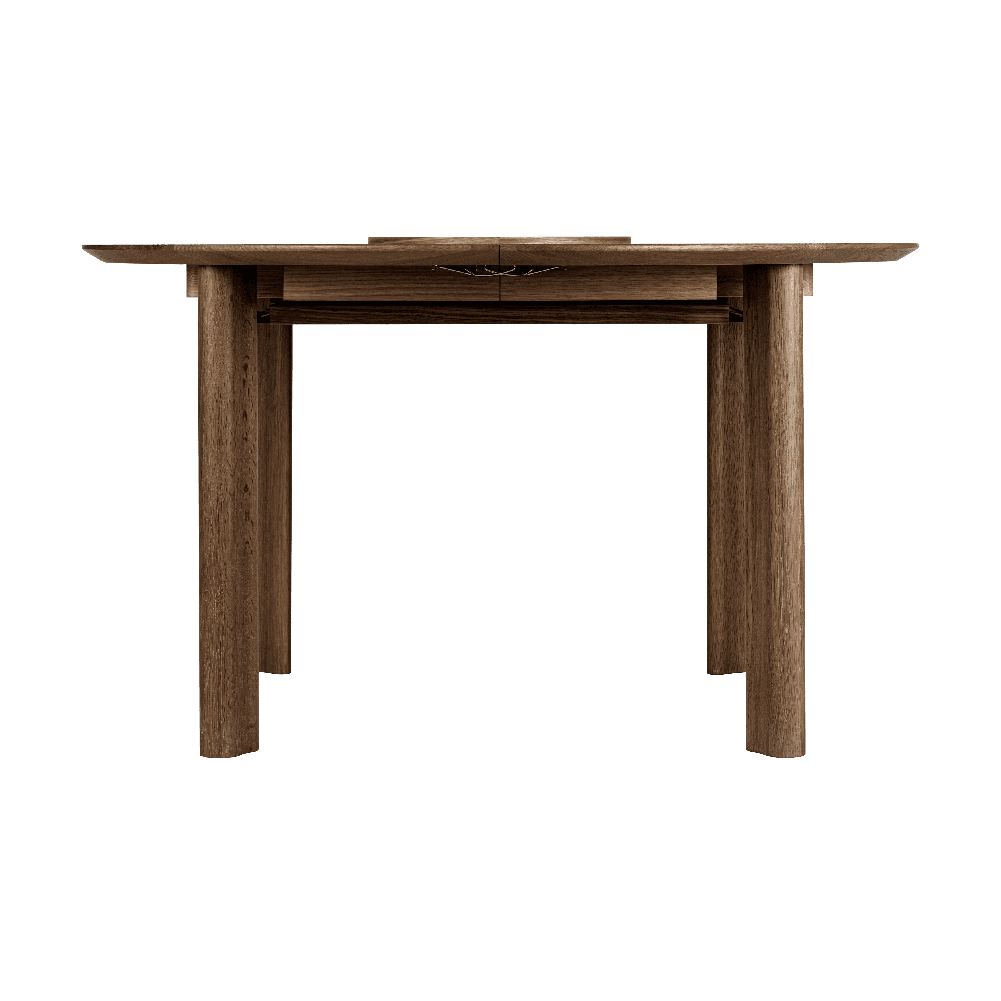 Stół rozkładany COMFORT CIRCLE WITH EXTENSION ciemny dąb UMAGE Eye on Design