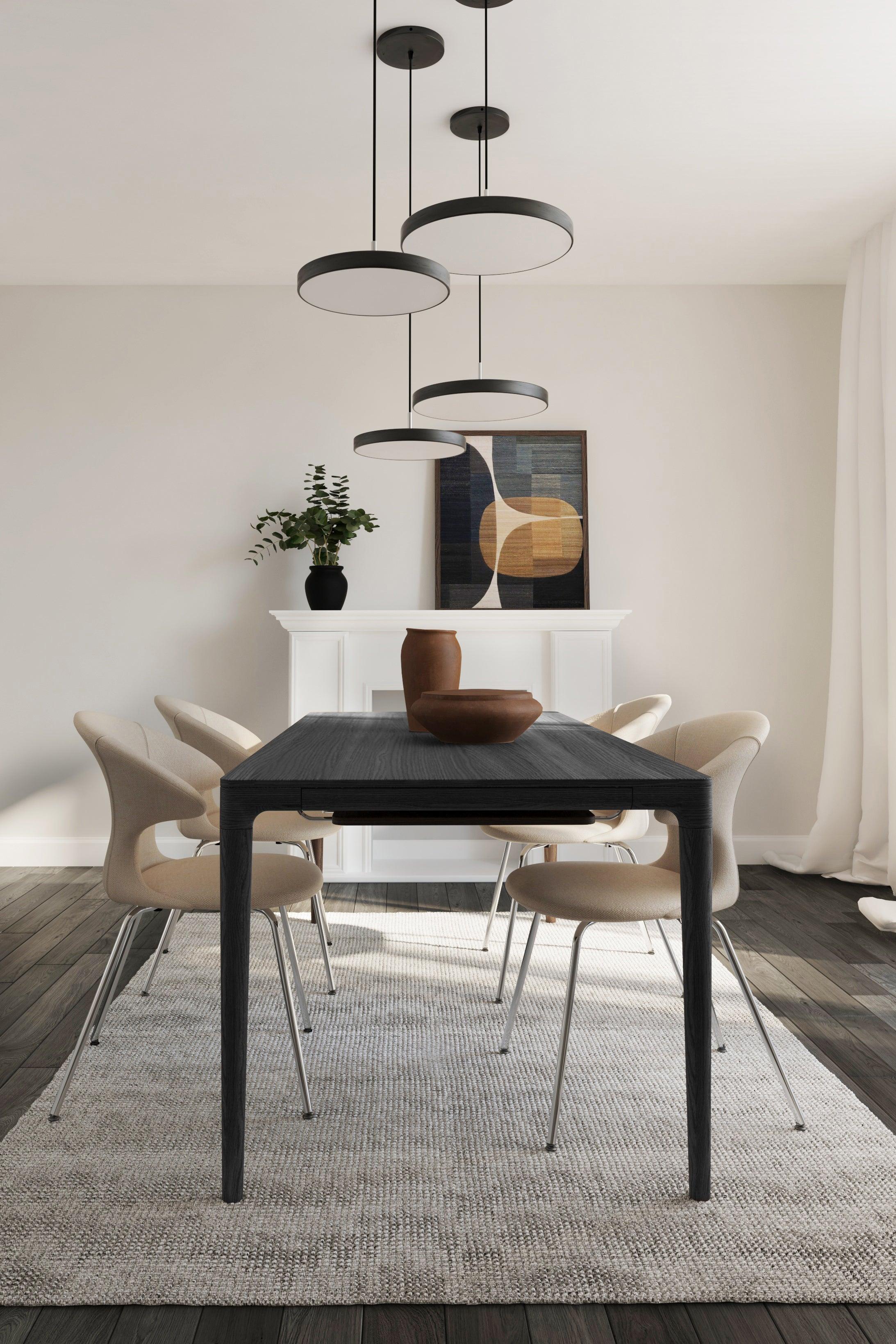 Stół rozkładany HEART'N'SOUL czarny UMAGE Eye on Design