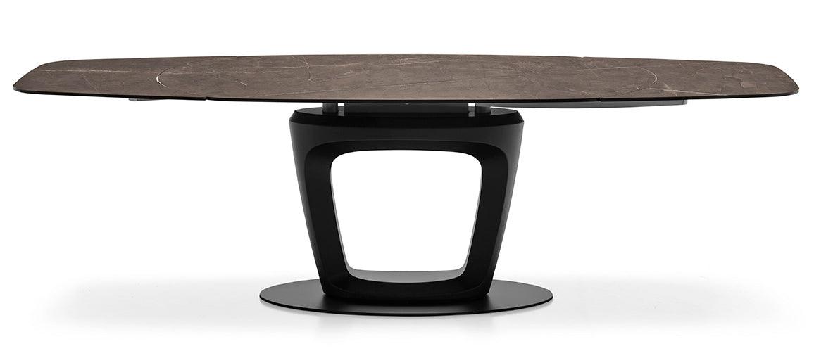 Stół rozkładany ORBITAL brązowa ceramika Calligaris Eye on Design