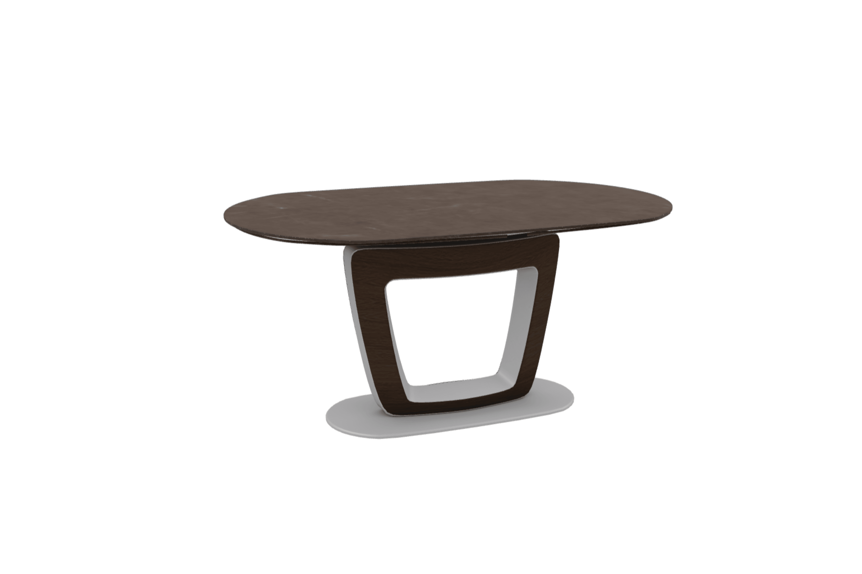 Stół rozkładany ORBITAL brązowa ceramika Calligaris Eye on Design