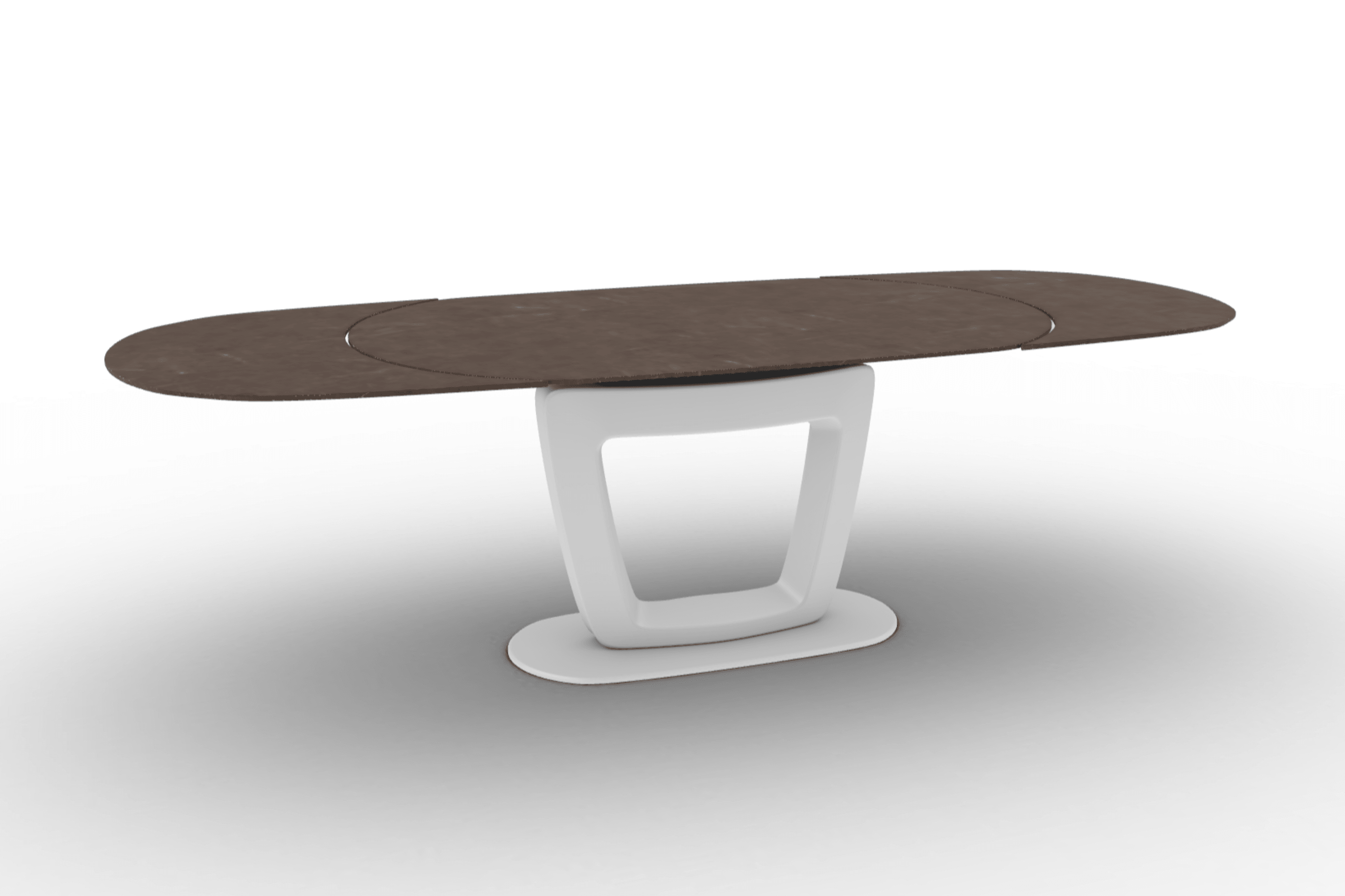 Stół rozkładany ORBITAL brązowa ceramika Calligaris Eye on Design