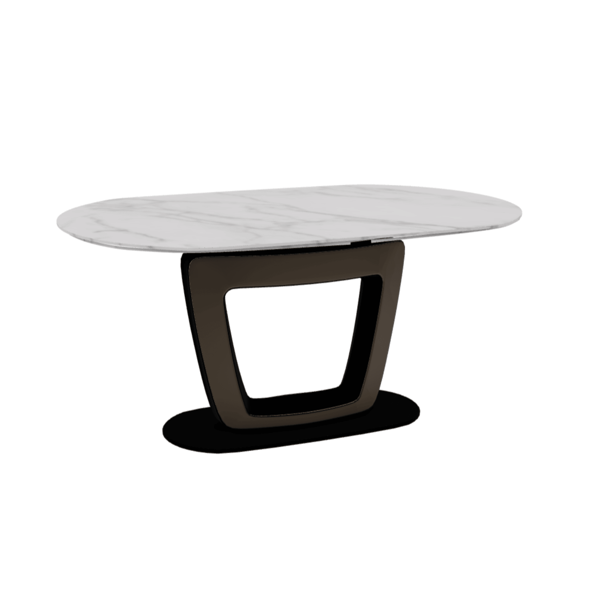 Stół rozkładany ORBITAL kremowy marmur – Calligaris