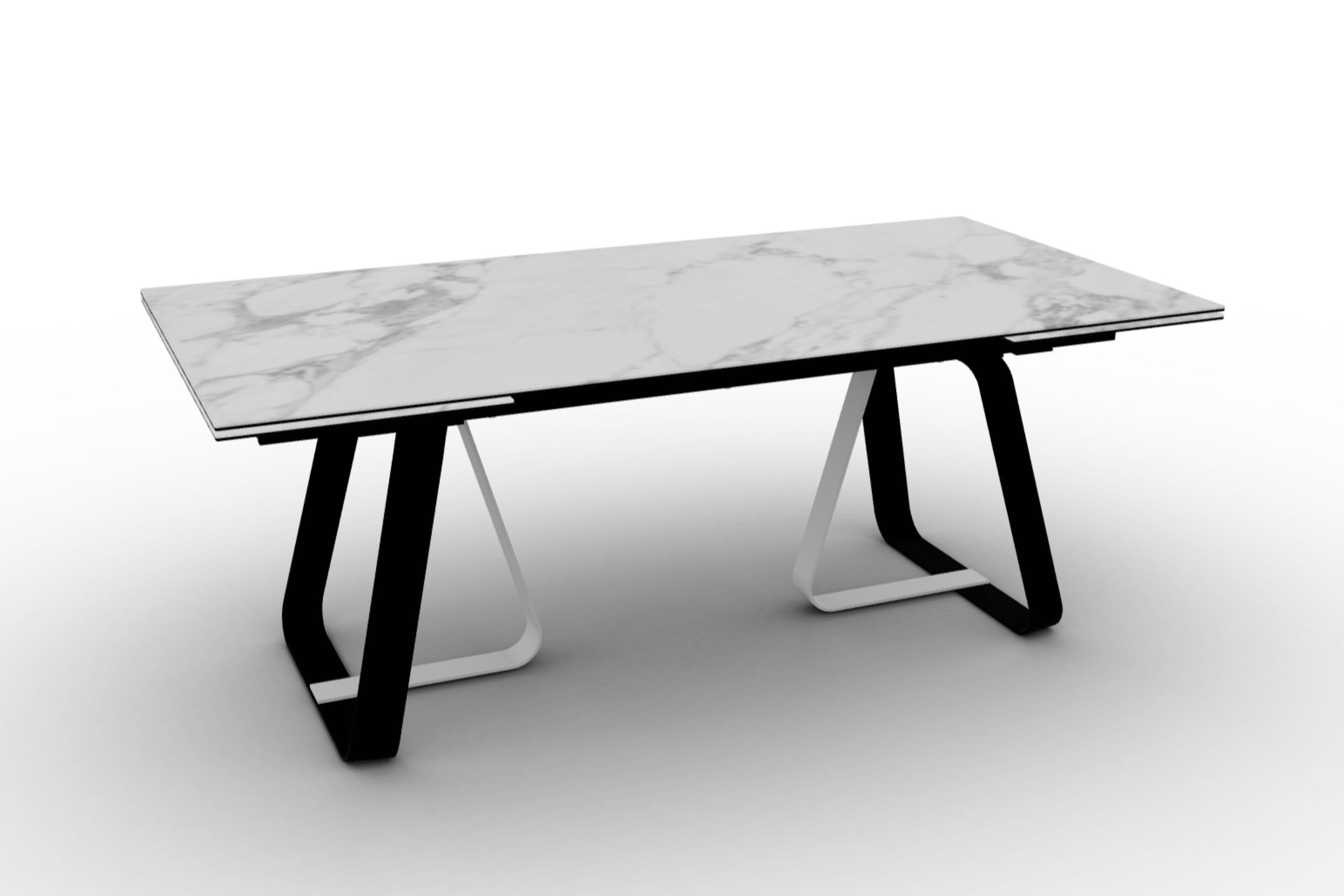 Stół rozkładany prostokątny SUNSHINE biały marmur Calligaris Eye on Design