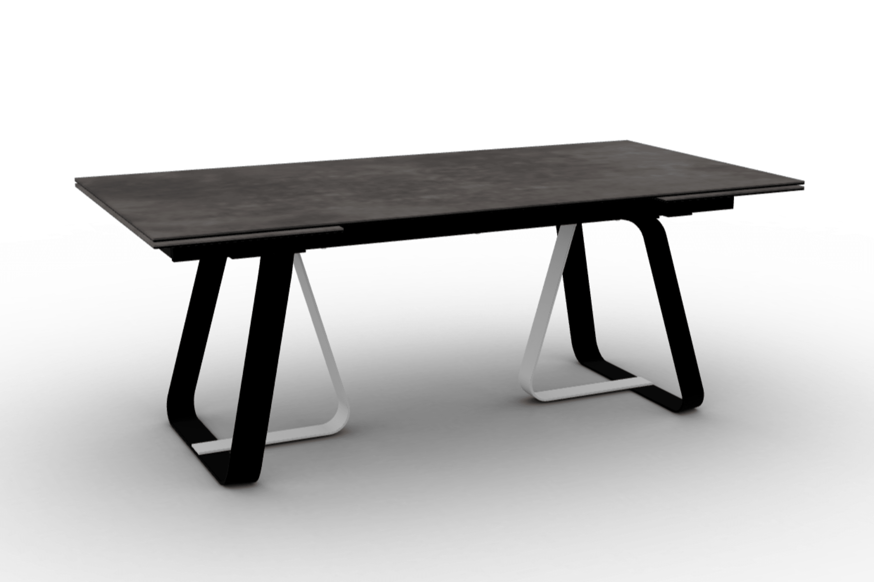 Stół rozkładany prostokątny SUNSHINE ciemnoszara ceramika Calligaris Eye on Design